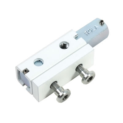 Bramah Rola Metal Fanlight Window Lock - White - view 2