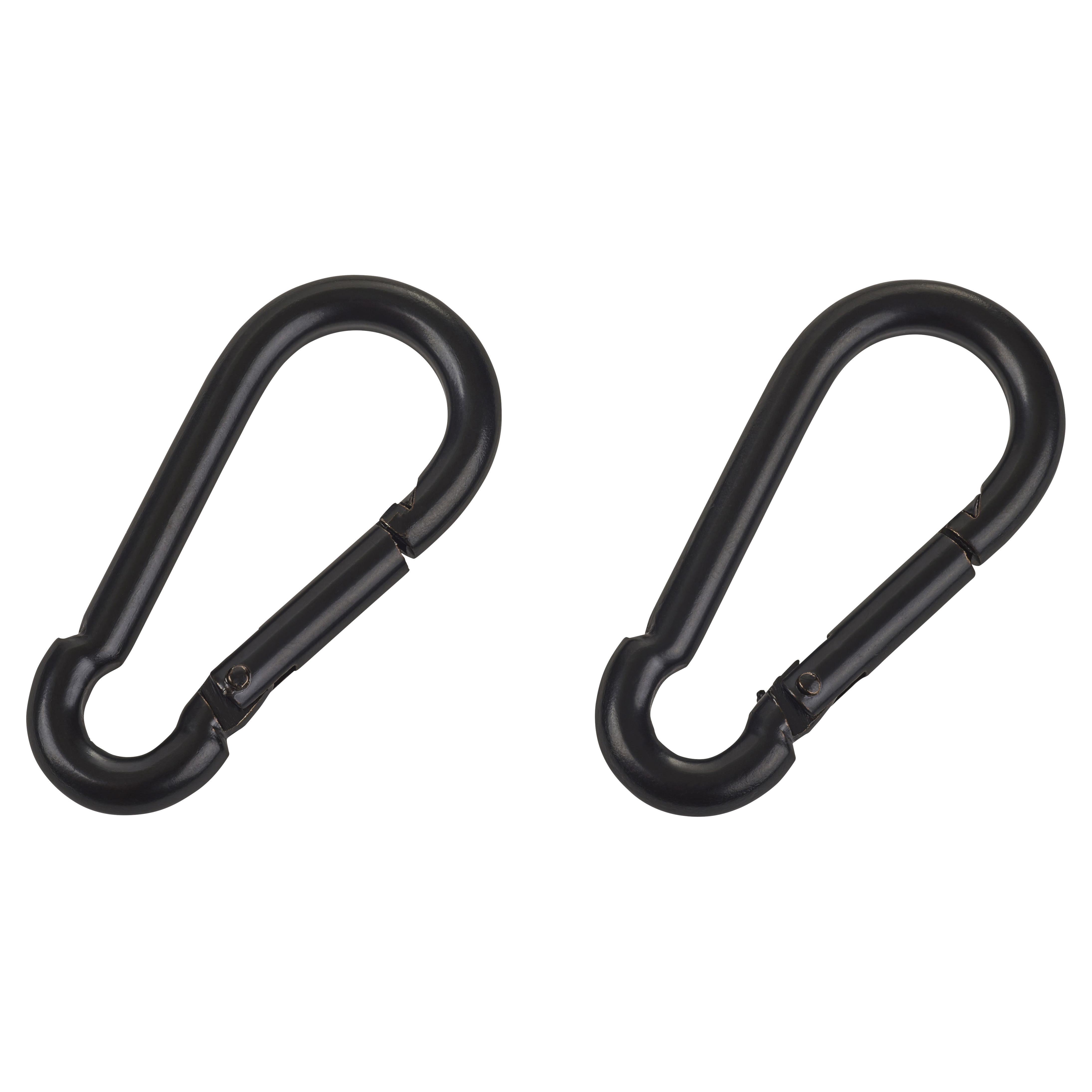 Carbine Hook - Epoxy Coated Steel - 6 x 42mm - Black - Pack of 2 - view 2