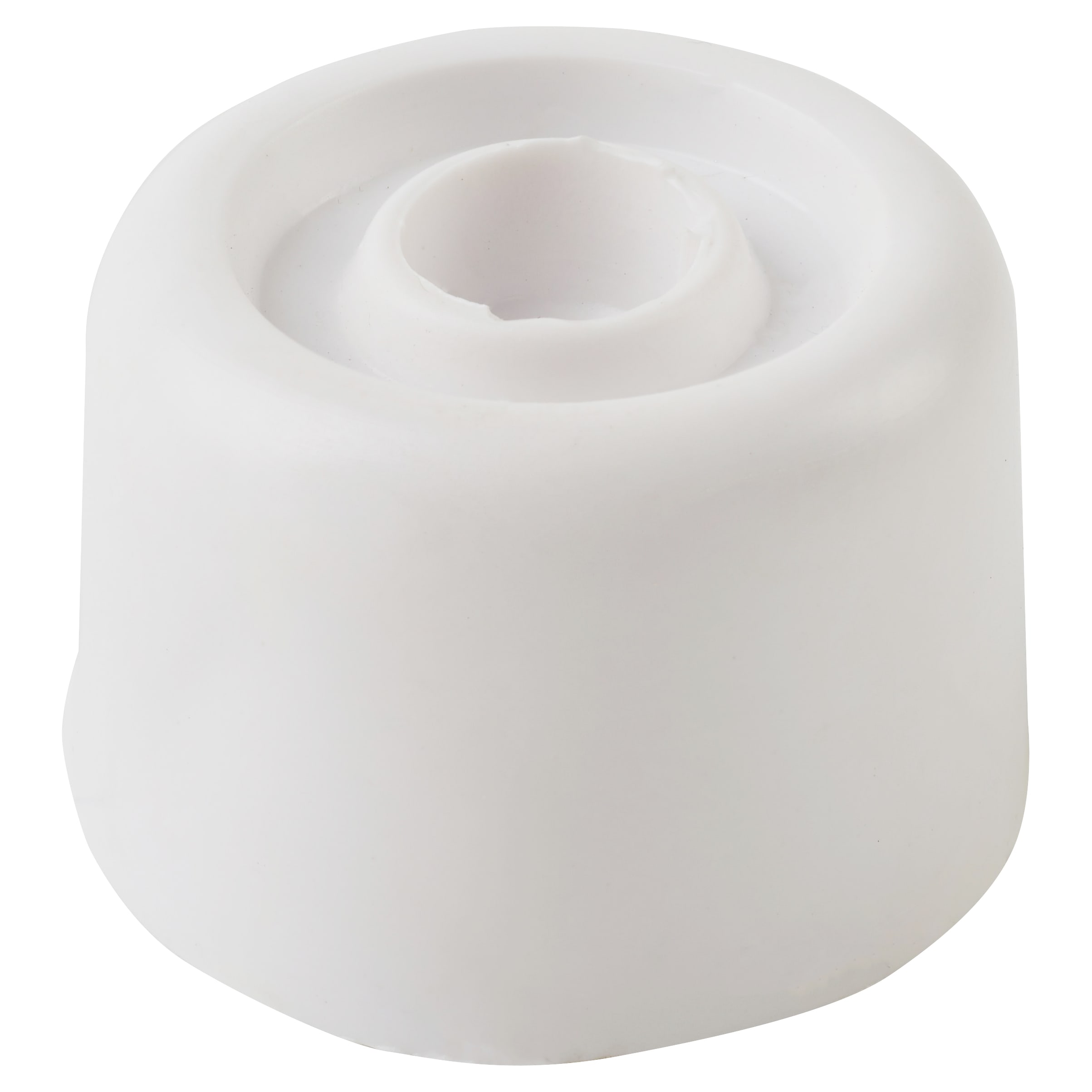 PVC Floor Door Stop - 20 x 33mm - White - Pack of 10 - view 2