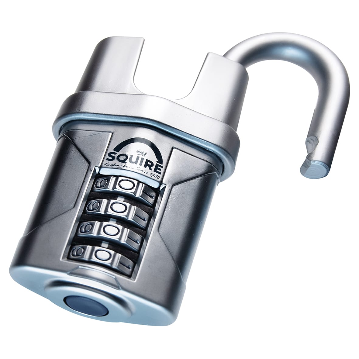 VULCAN COMBI 50CS Combination Closed Shackle Padlock - 50mm Body - 22 x 15mm Shackle - Blue - view 4
