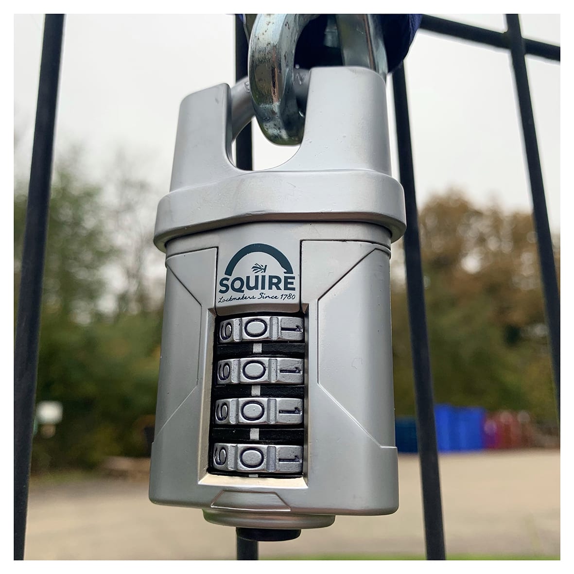 VULCAN COMBI 50CS Combination Closed Shackle Padlock - 50mm Body - 22 x 15mm Shackle - Blue - view 7