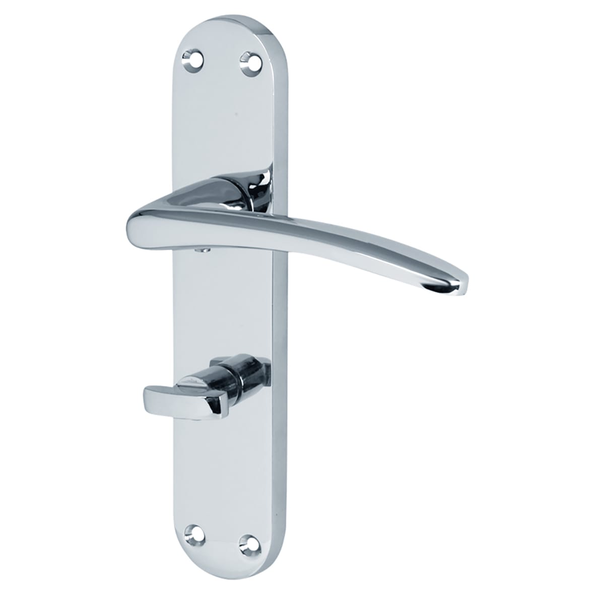Dark Bronze Fire Rated Door Handles on Round Rose - Kensington Range - view 2