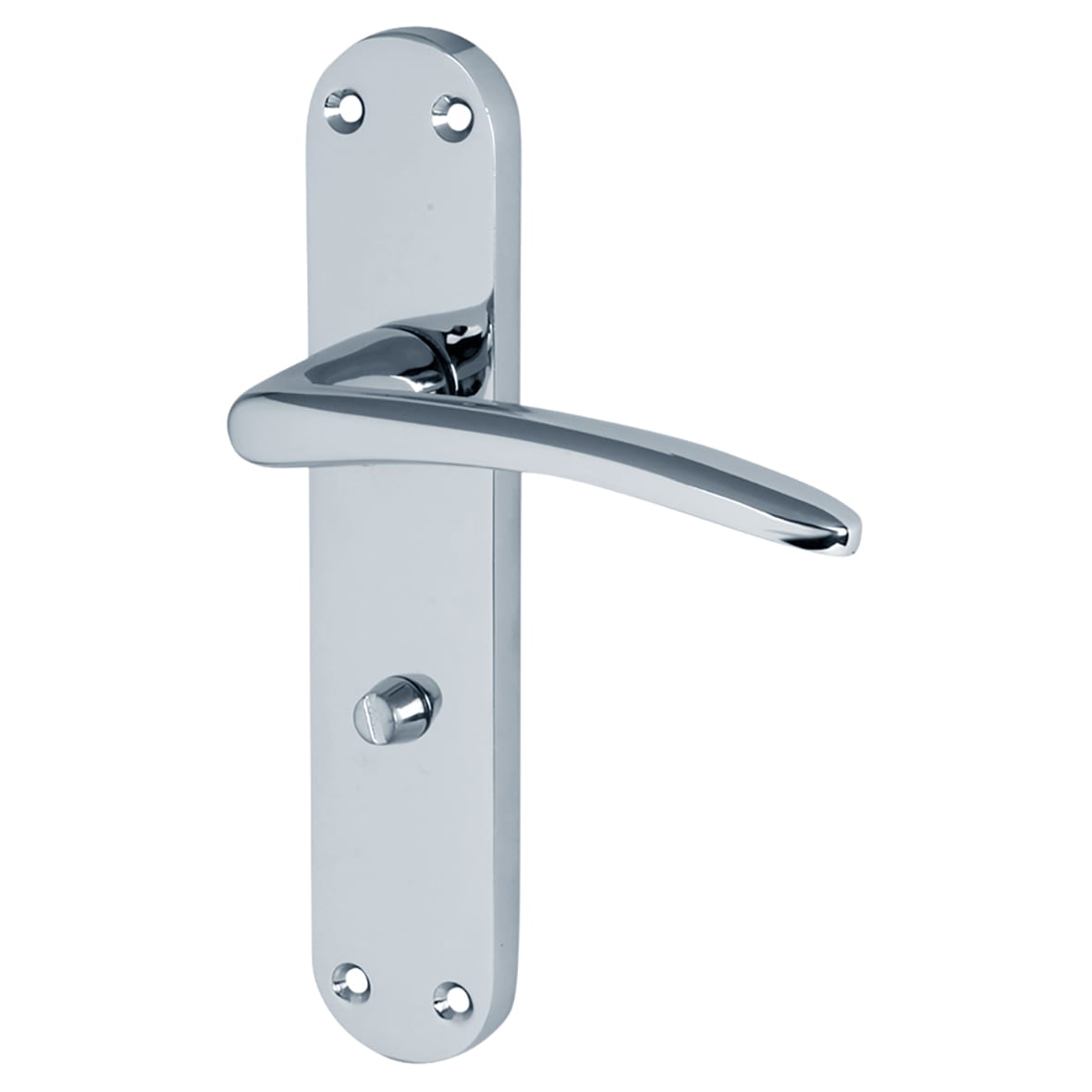 Dark Bronze Fire Rated Door Handles on Round Rose - Kensington Range - view 3
