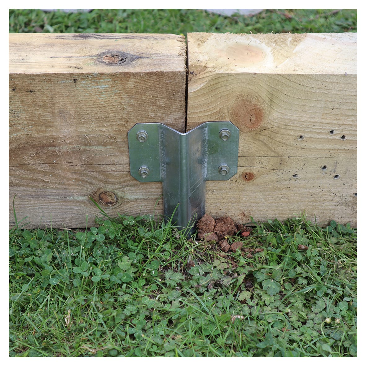 Sleeper Pin Straight Bracket - 365 x 2mm - Galvanised - view 2