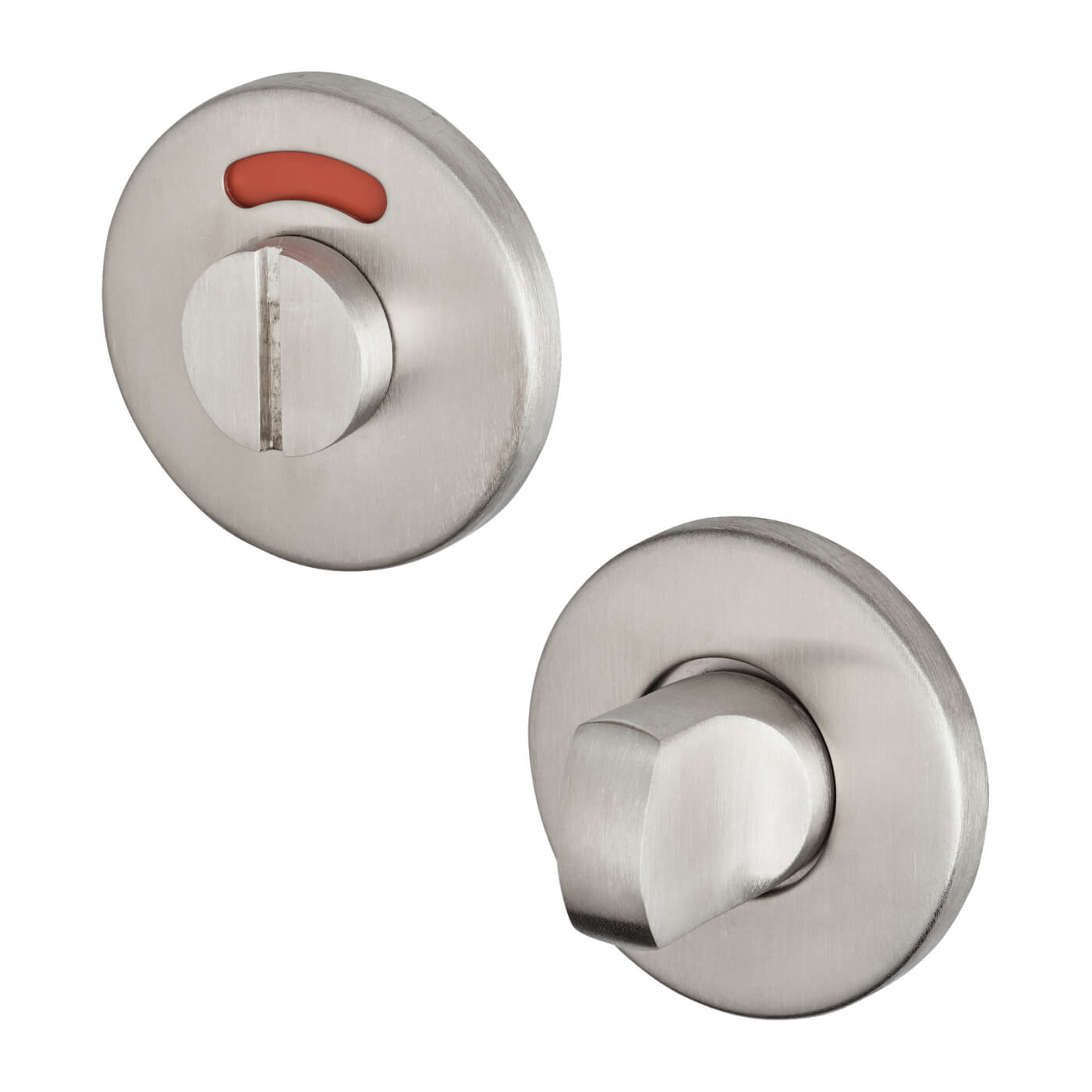 Bathroom Turn & Release with Indicator - 51 x 51mm - Satin Stainless Steel - view 2