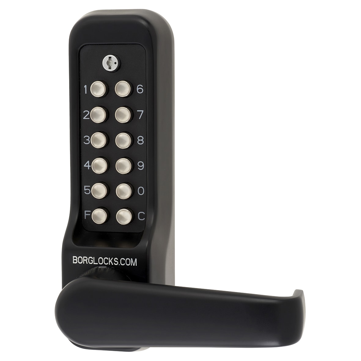Borg BL7001 Easicode Pro External Marine Grade Heavy Duty Push Button Code Lock and Latch - Black - view 2