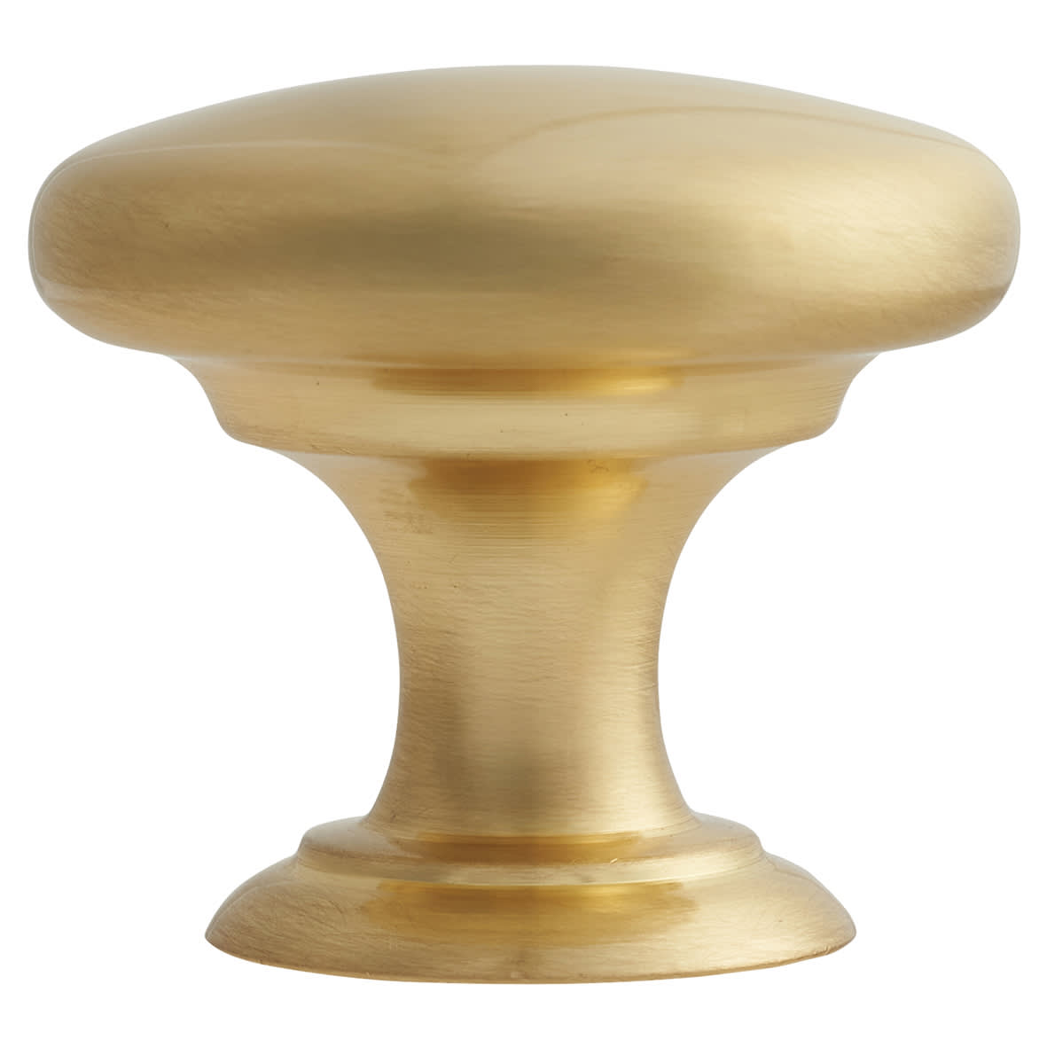 Crofts & Assinder Monmouth Round Cabinet Knob - 32mm Diameter - Brushed Satin Brass - view 3