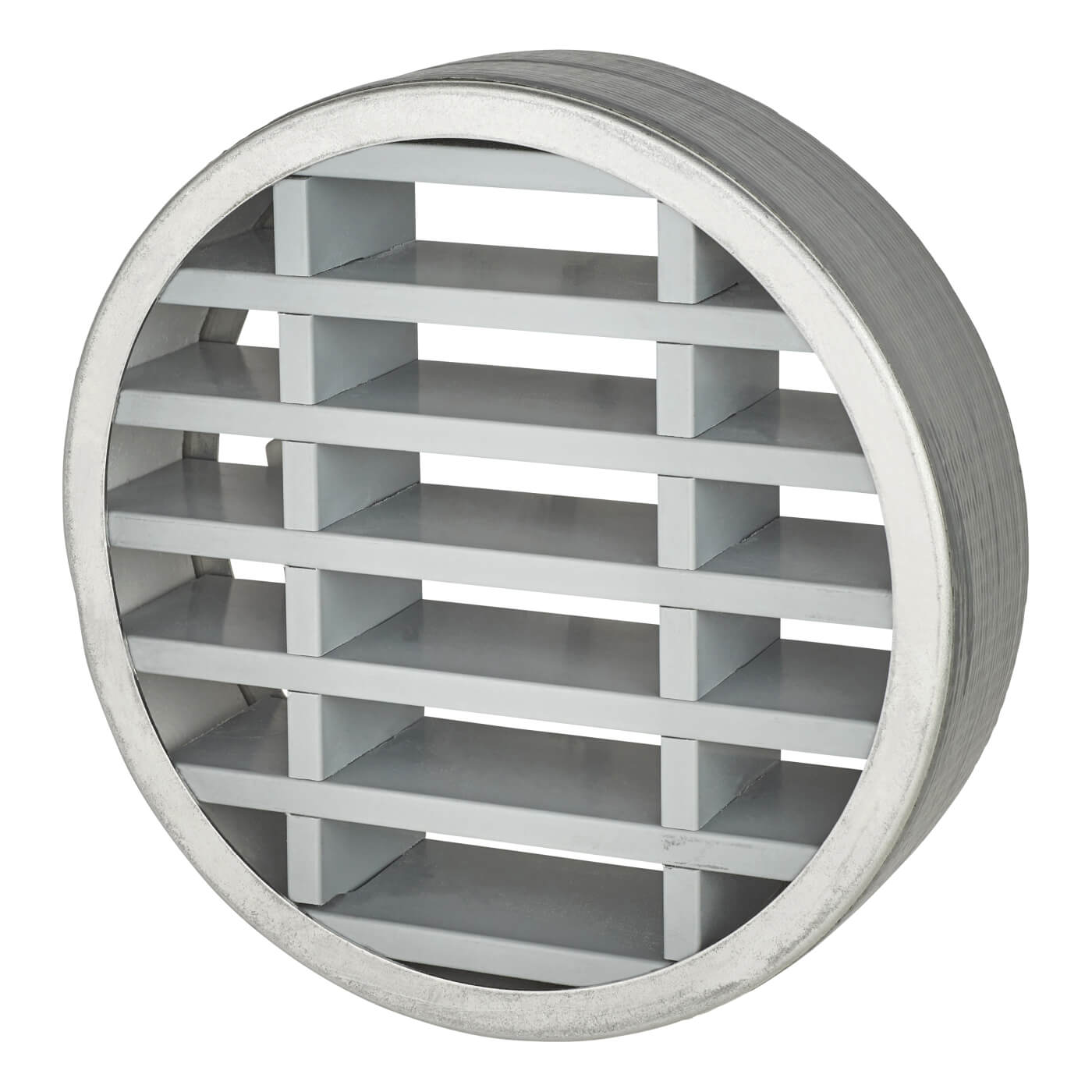 LVC Circular Air Transfer Vent - FD60 - 148mm Diameter - Silver - view 2