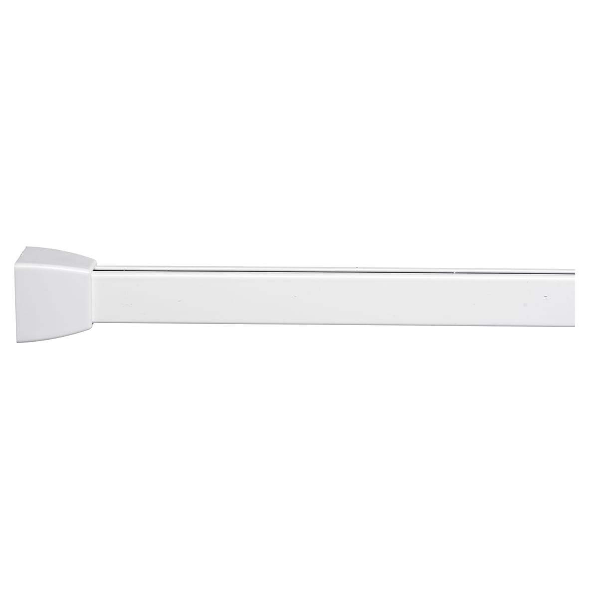 Shower Rail - Straight - Professional Profile - 800-1830mm Length - White - view 2