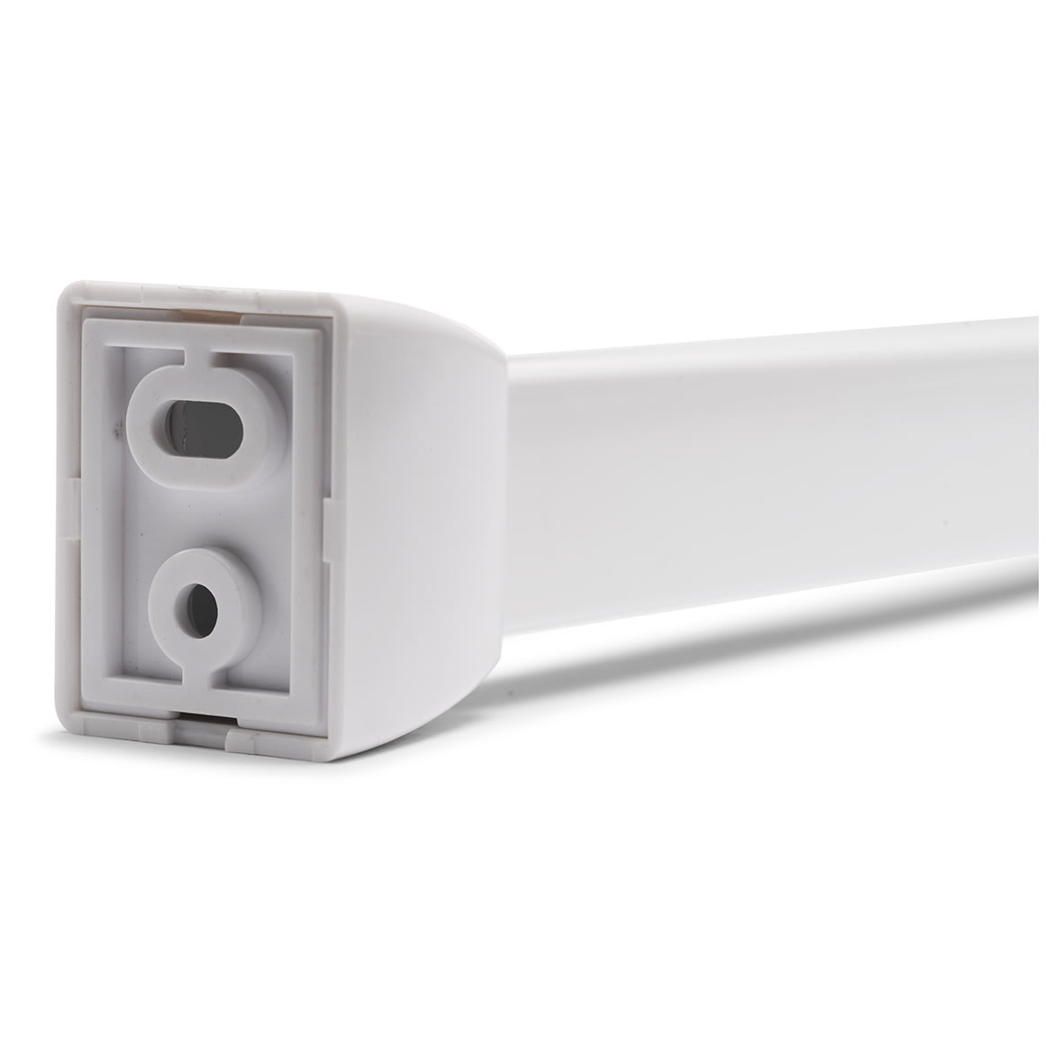 Shower Rail - Straight - Professional Profile - 800-1830mm Length - White - view 4