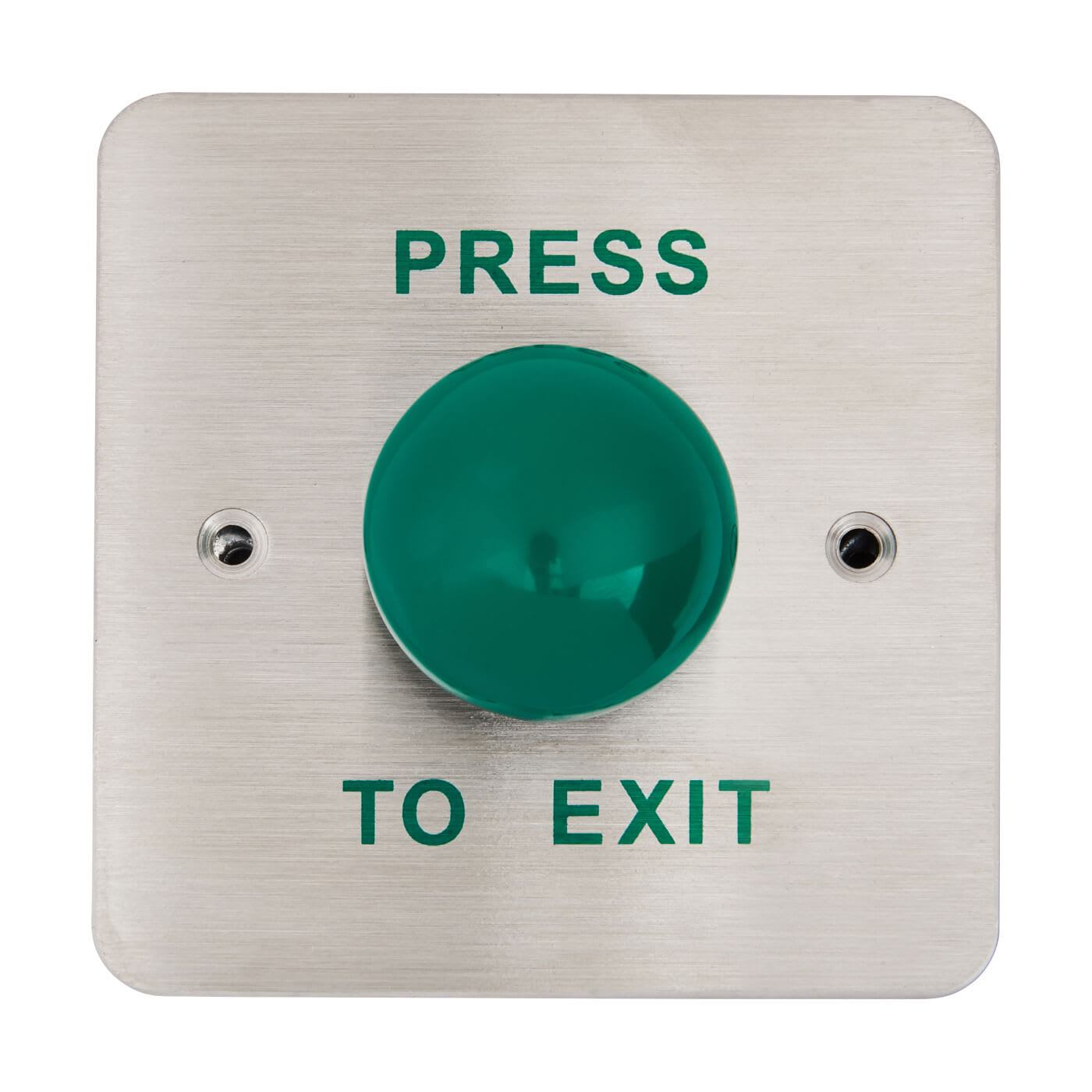 High Impact Flush Dome Press To Exit Switch - 85 x 85mm - Single - view 3