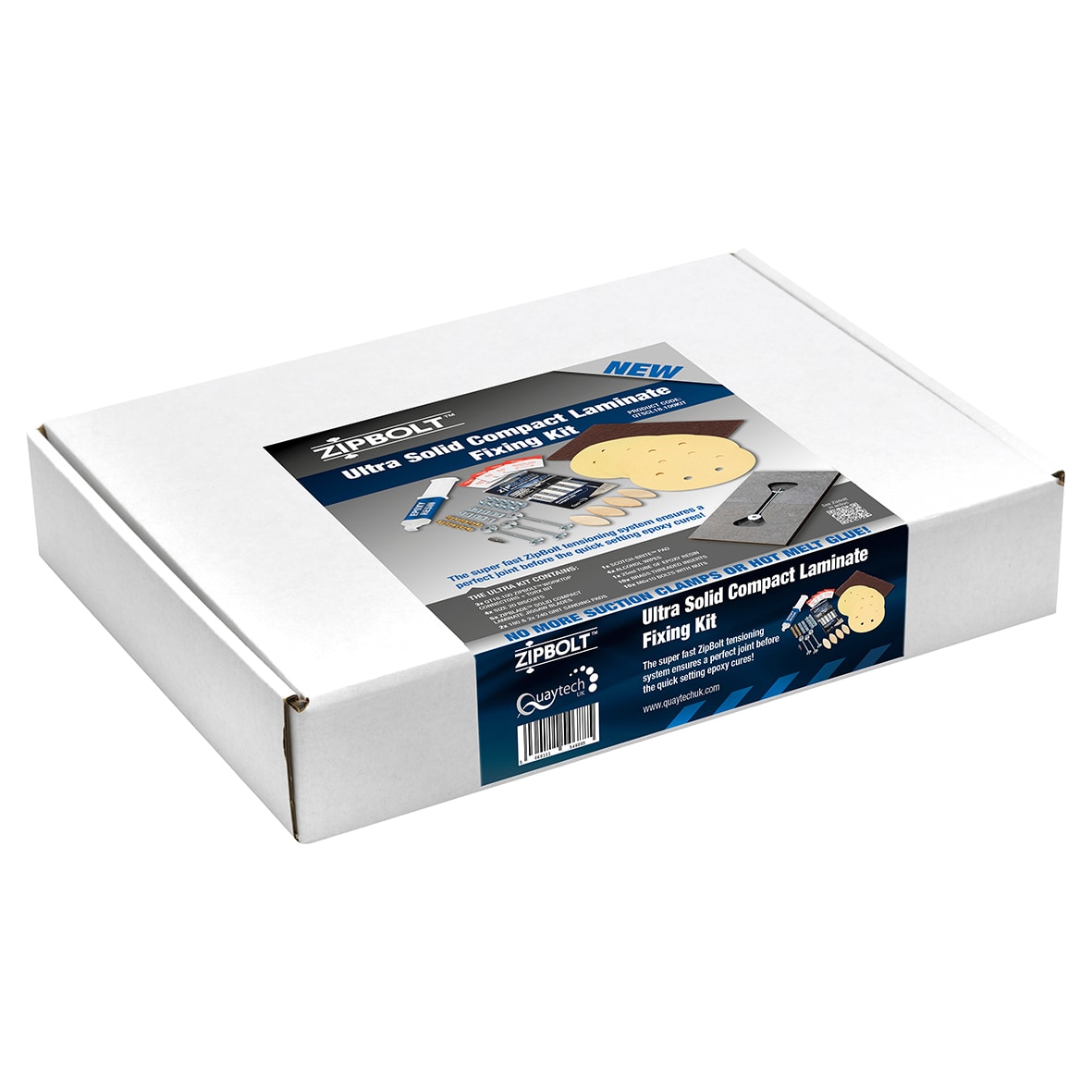 Solid Compact Laminate Worktop Ultimate Fixing Kit - Suits 12 - 15mm Thick Worktops - view 2