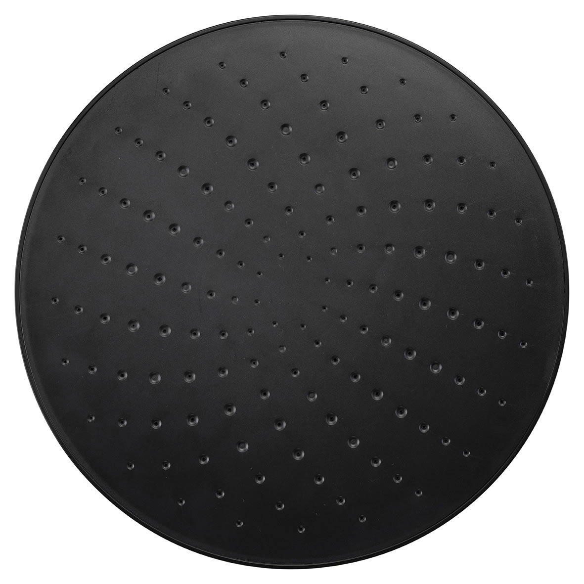 Presion Single Spray Shower Head - Matt Black - view 2