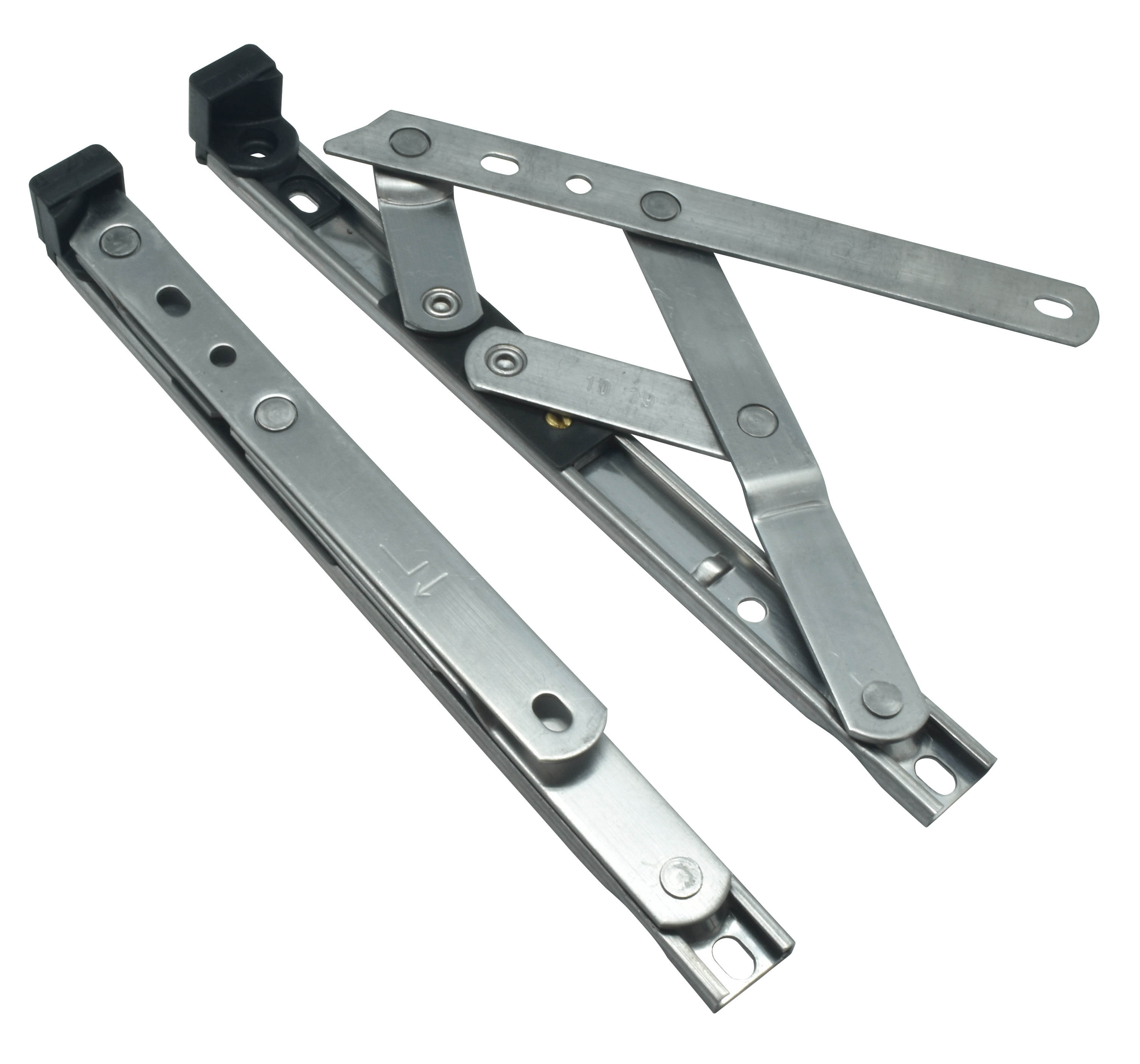 uPVC/Timber Standard Window Friction Stay Hinge - 13mm Stack - 8"/200mm - Top Hung - Pair - view 2