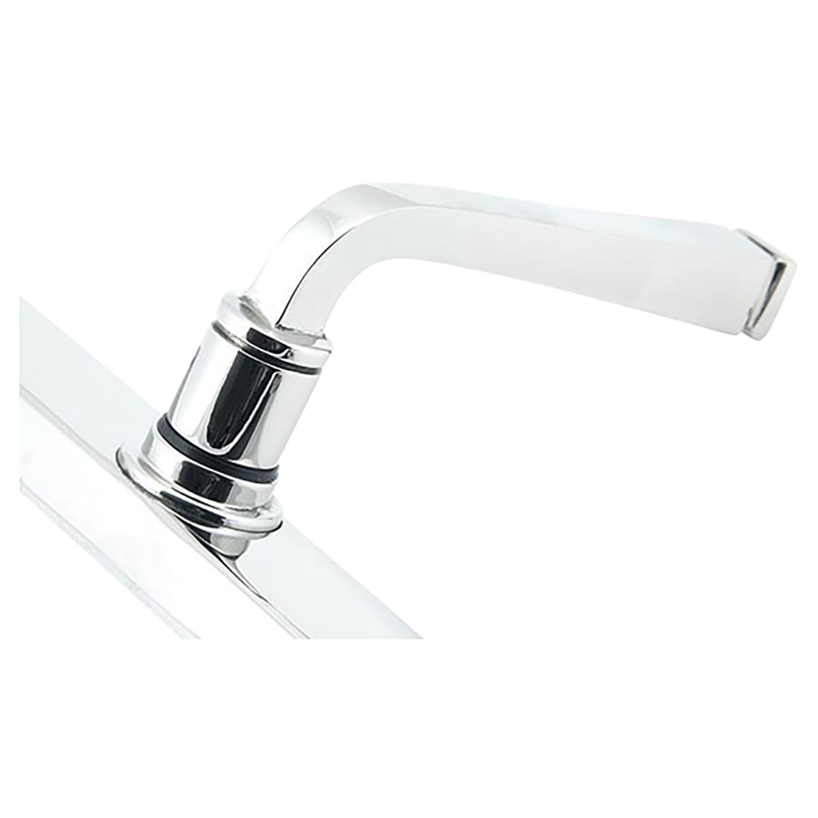 Polished Chrome uPVC Slimline Multipoint Door Handles - 92mm c/c - Avon Range - view 3