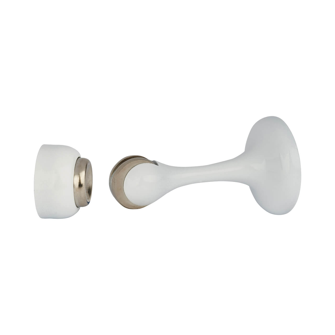 Magnetic Door Stop & Holder - 88 x 44mm - White - view 2