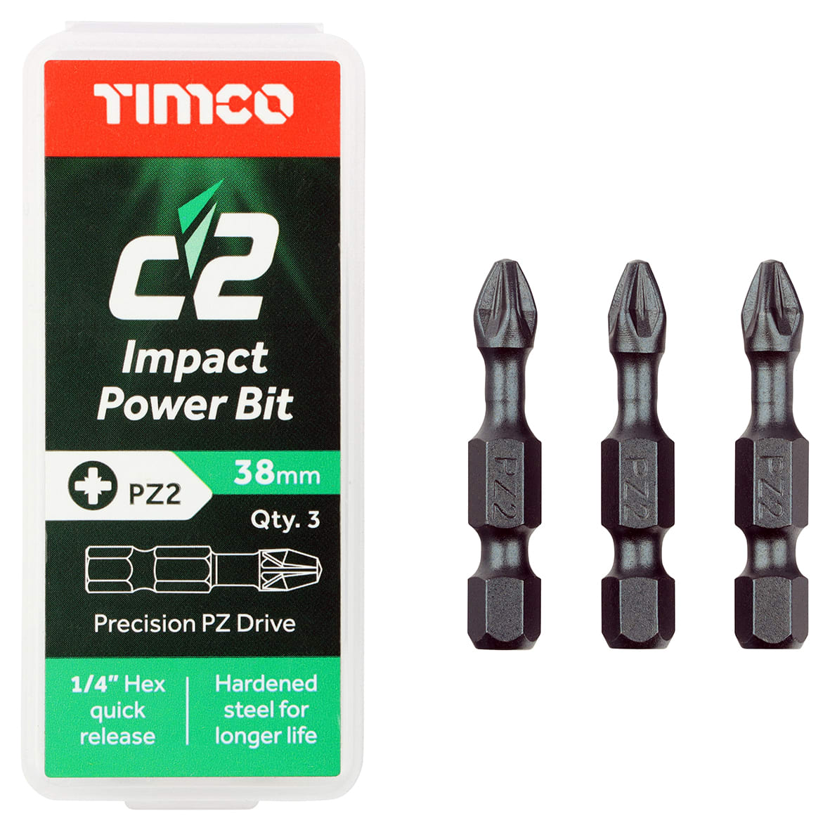 C2 Strong-Fix Pozi Double Countersunk Twin-Cut Wood Screws Tub - 5.0 x 80mm - Pack of 350 - view 5