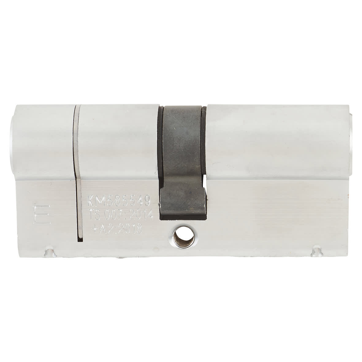 1 Star 6 Pin 70mm Euro Double Cylinder - 35 + 35mm - Satin Chrome - Keyed to Differ - view 2