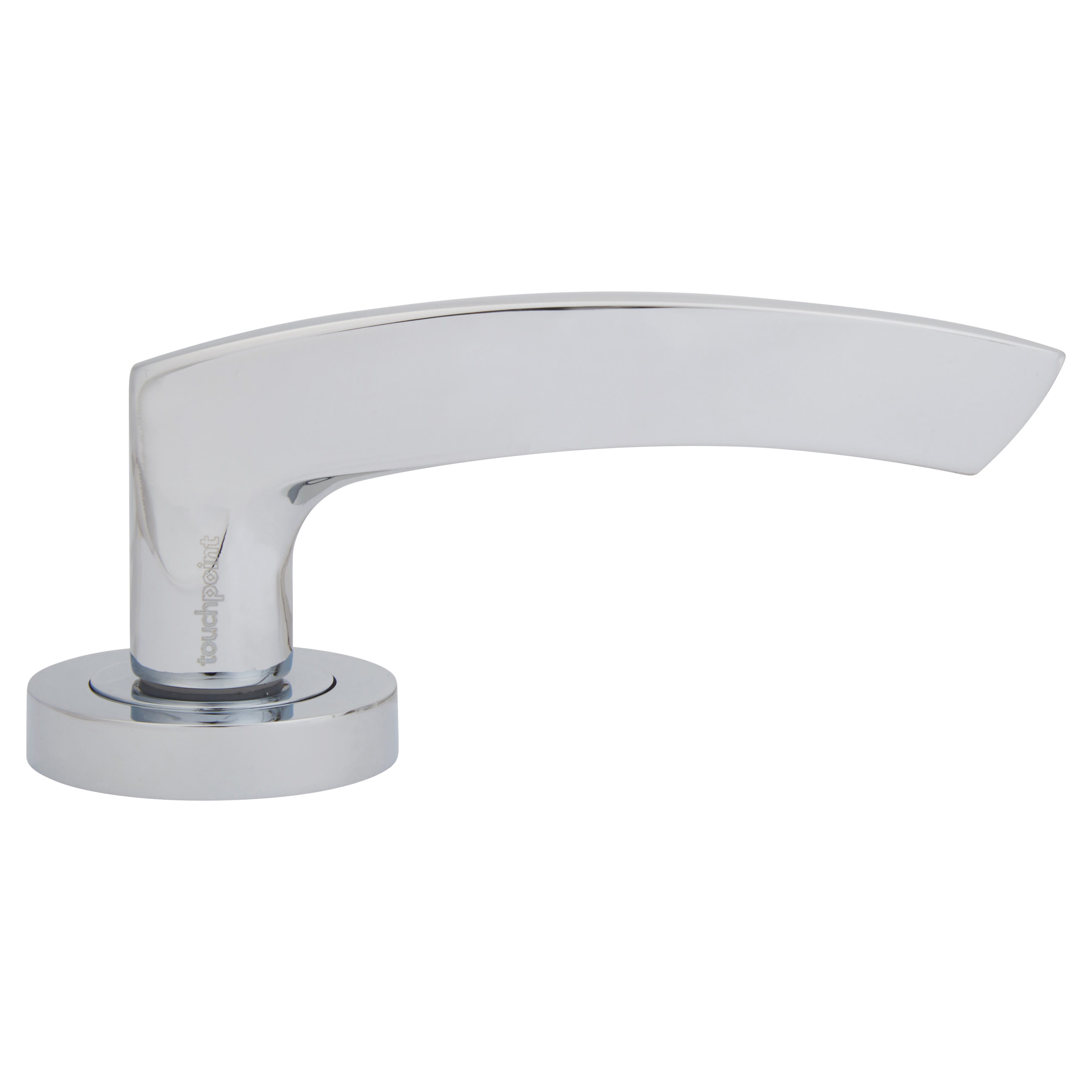 Polished Chrome Latch Door Handles on Rose Pack - Aston Range - view 5