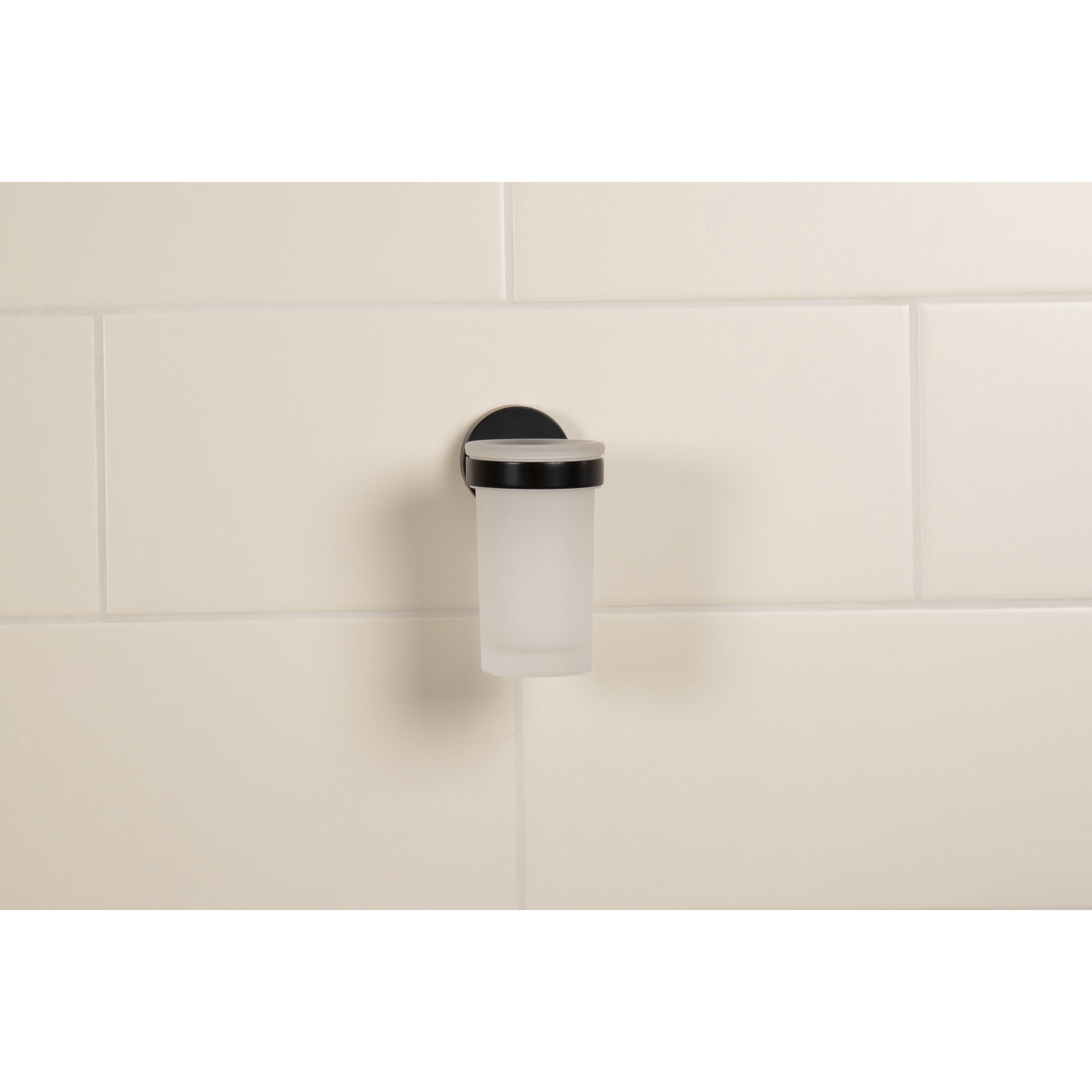 Cygnus Tumbler & Holder - 67 x 107 x 124.5mm - Matt Black - view 4