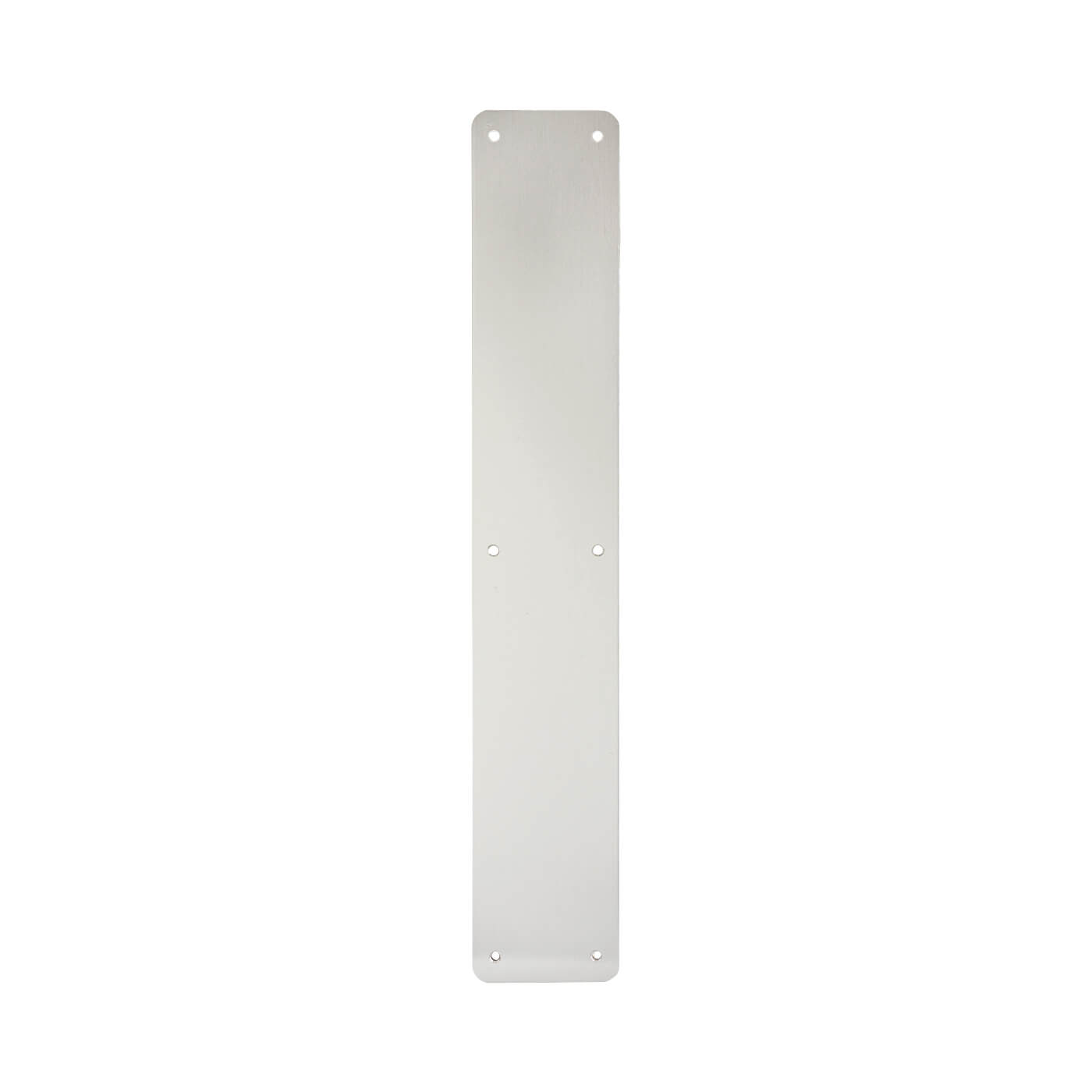 Aluminium Plain Finger Plate - 450 x 75 x 3mm - Satin Anodised - view 2
