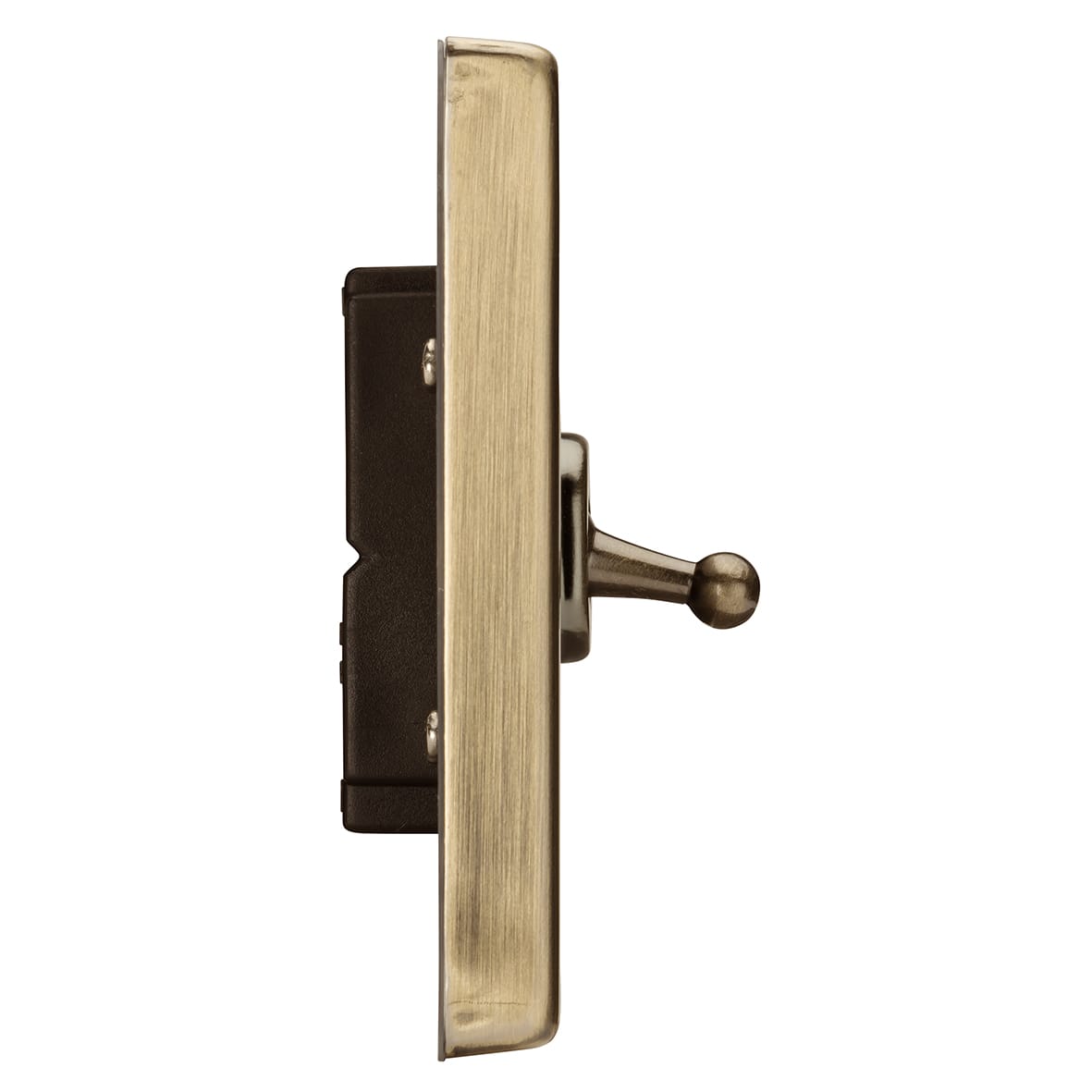 10AX 1 Gang Intermediate Toggle Light Switch - Antique Brass - view 6