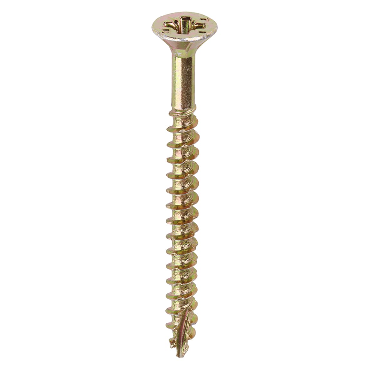 Velocity Pozi Countersunk Wood Screws - 3.5 x 40mm - Yellow Zinc - Pack of 200 - view 3