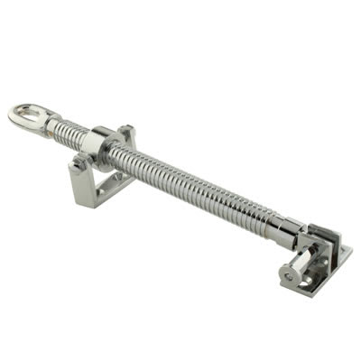 Telescopic Skylight Screw Jack Opener - 258mm Length - 165mm Throw - Polished Chrome - view 2