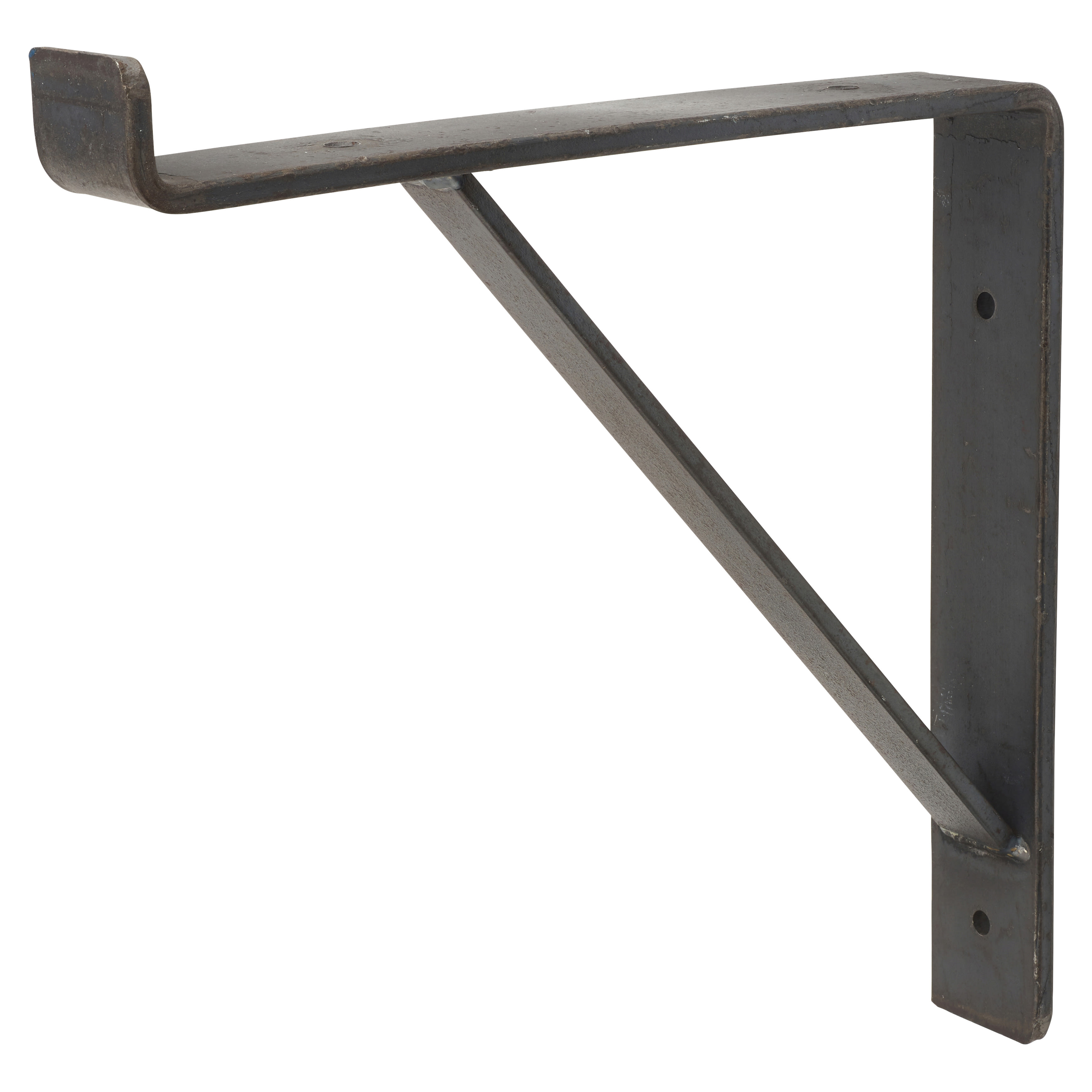 Steel Scaffold Board Shelf Bracket - Type 1 - 236 x 234 x 40mm - Matt Lacquered Iron - view 2