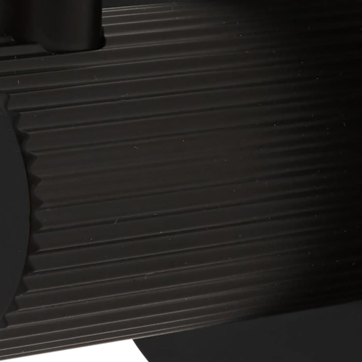 Lines Single Coat Hook - 50 x 25mm - Matt Black - view 3