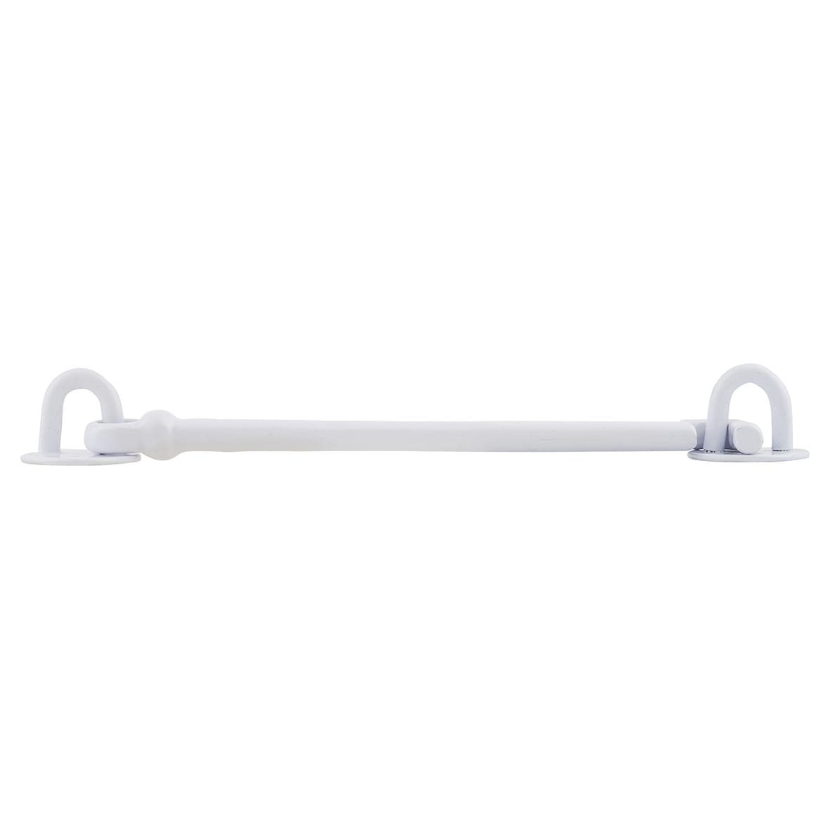 Cabin Hook & Eye - 200mm Length - White Iron - view 2