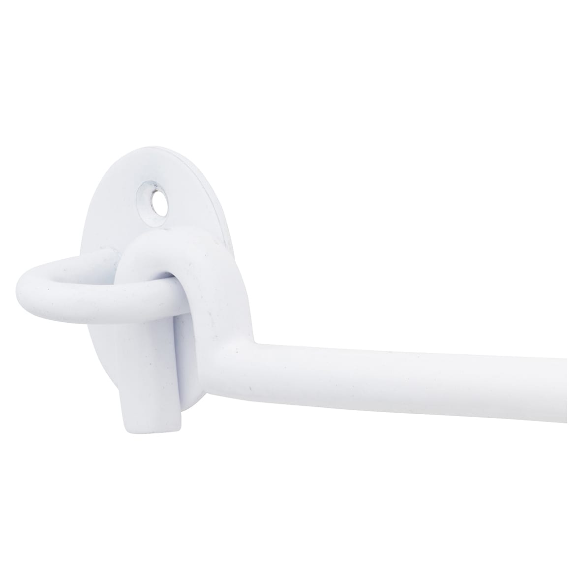 Cabin Hook & Eye - 200mm Length - White Iron - view 5
