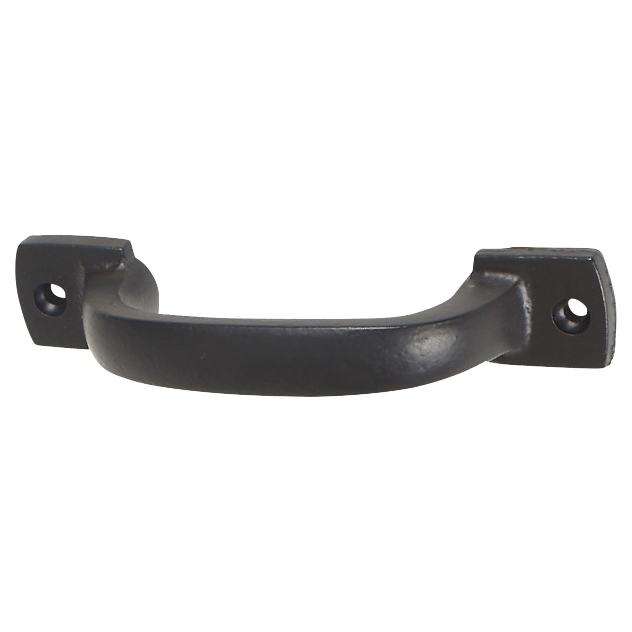 22mm D-Bar Cabinet Pull Handle - 107mm Centres - Smooth Black - view 2
