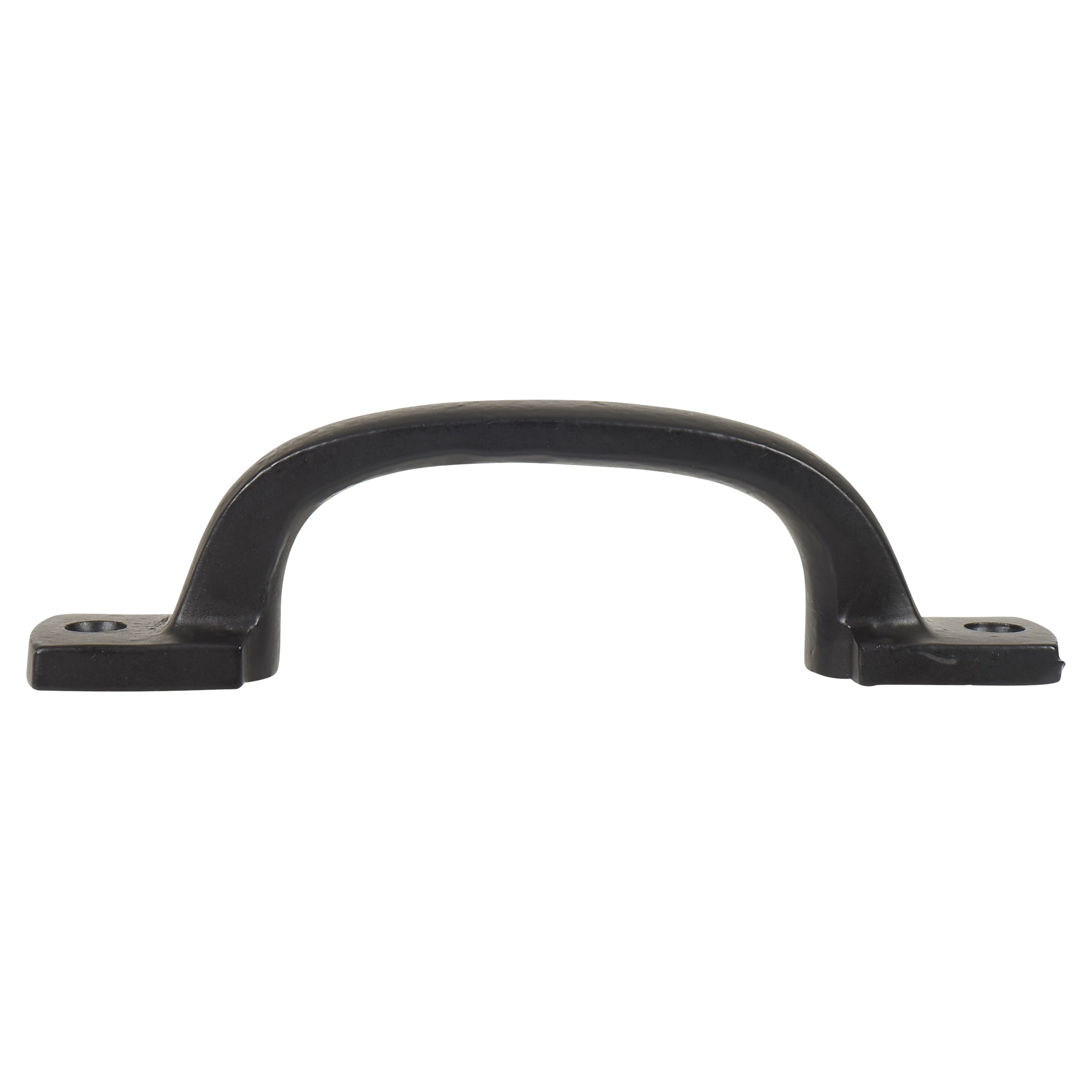 22mm D-Bar Cabinet Pull Handle - 107mm Centres - Smooth Black - view 3
