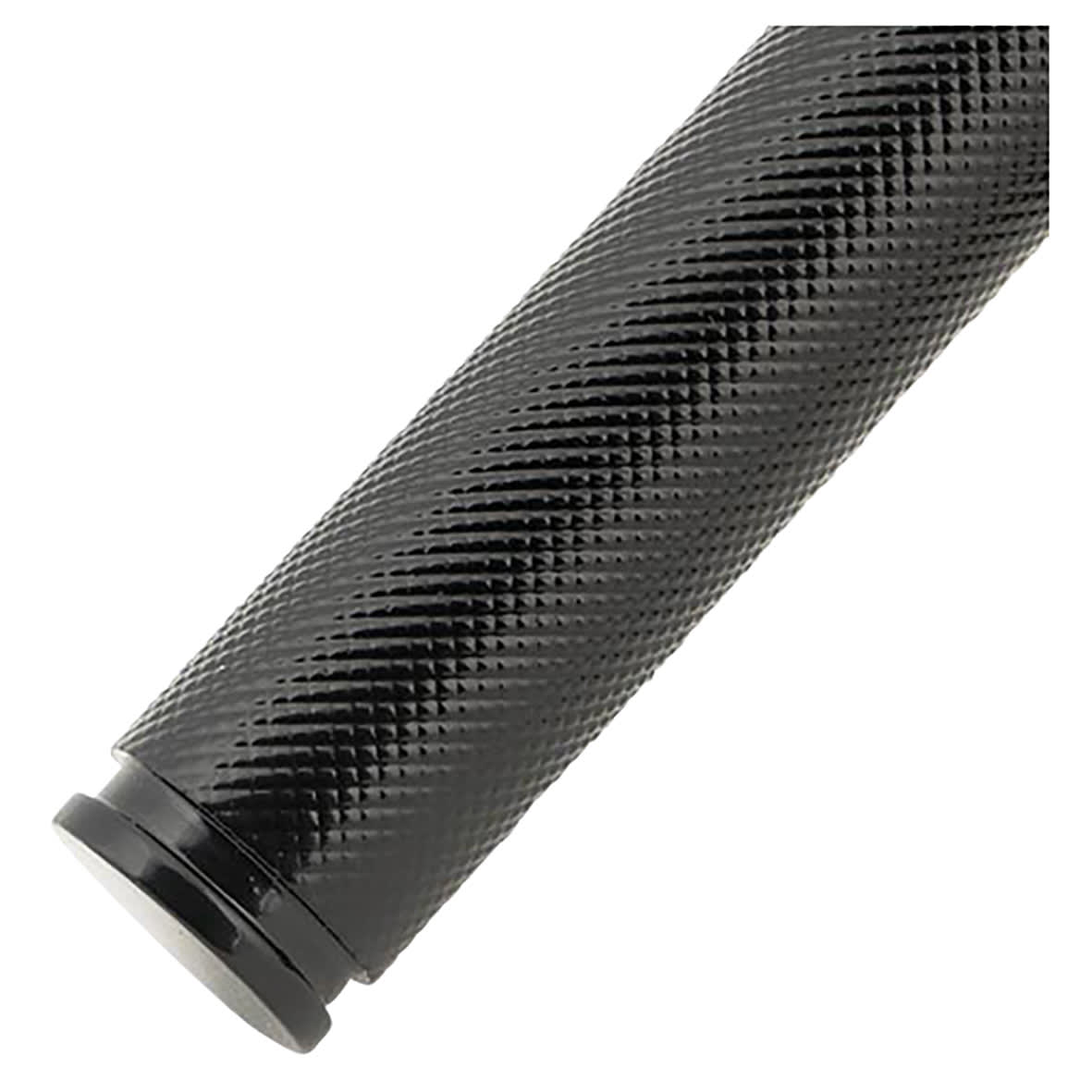 Black uPVC Slimline Knurled Multipoint Door Handles - 92mm c/c - Brompton Range - view 3