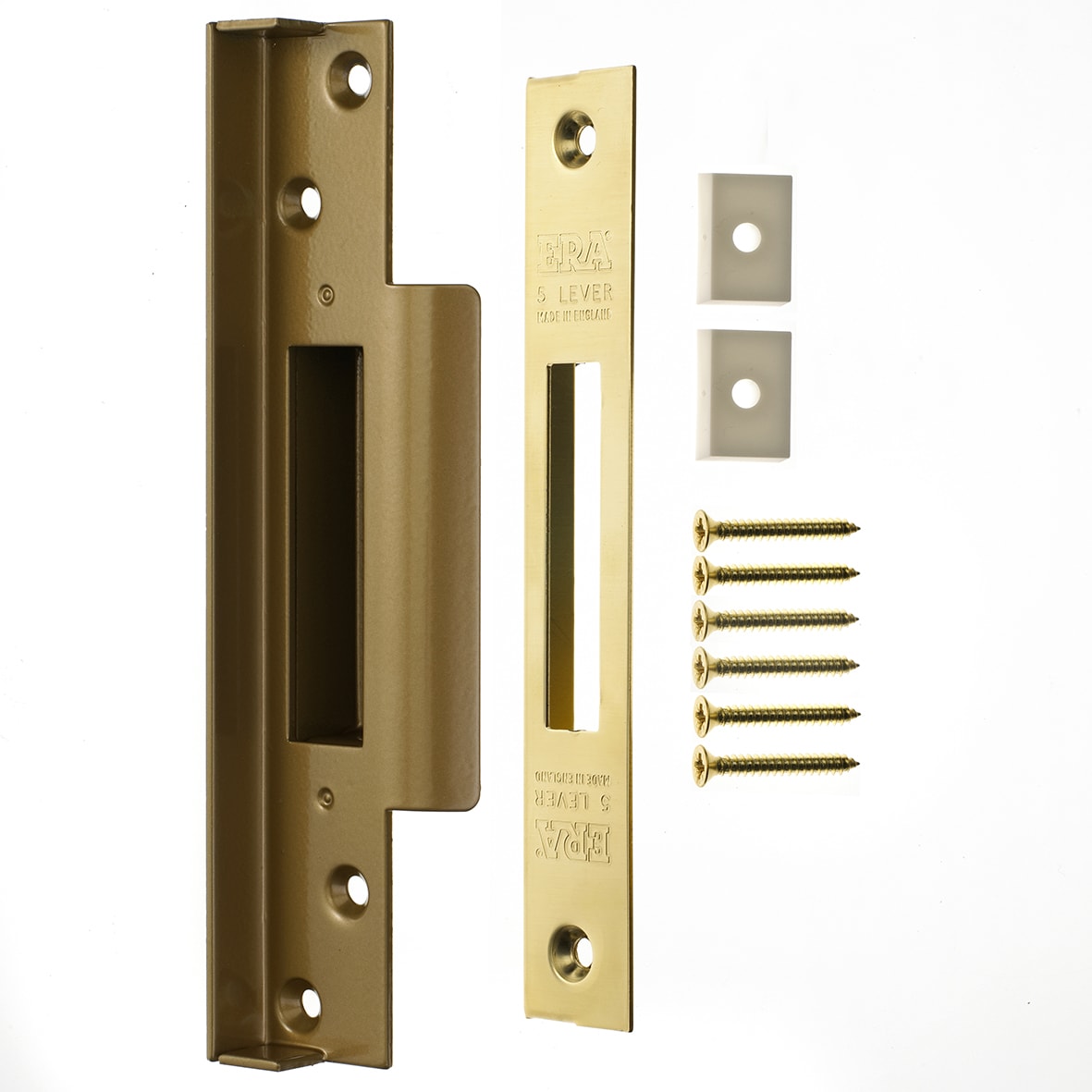 12.5mm Rebate Kit to suit Fortress:2007 5 Lever Sashlocks - Polished Chrome - view 3