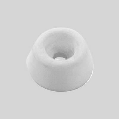 Rubber Seat Buffer - 19 x 10mm - White - Pack of 4 - view 2