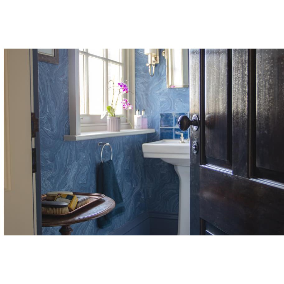 Reeded Bathroom Turn & Release - 50mm Diameter - Aged Bronze - view 2