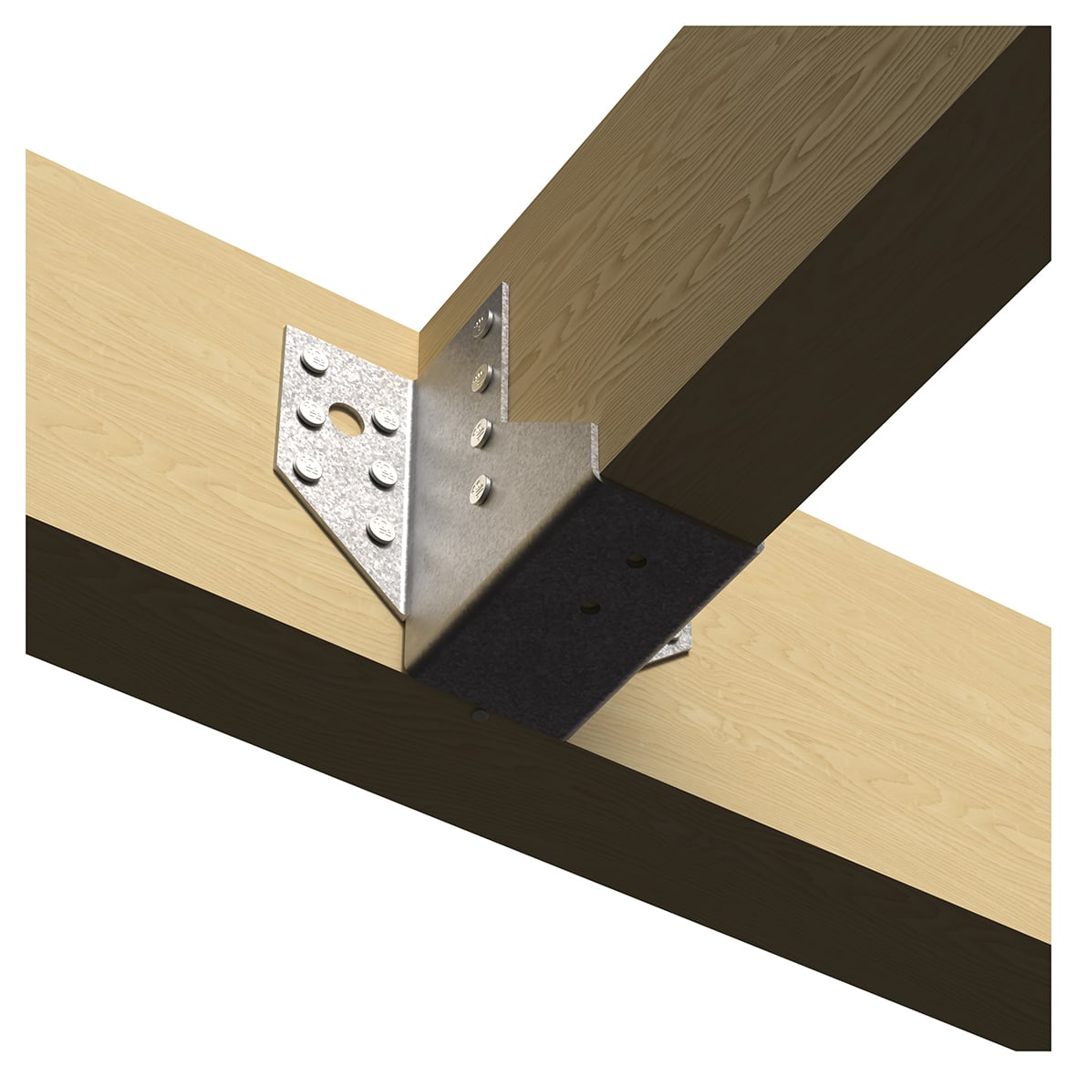 Heavy Duty Face Fixed U Joist Hanger - 50mm Width - 225mm Height - view 2