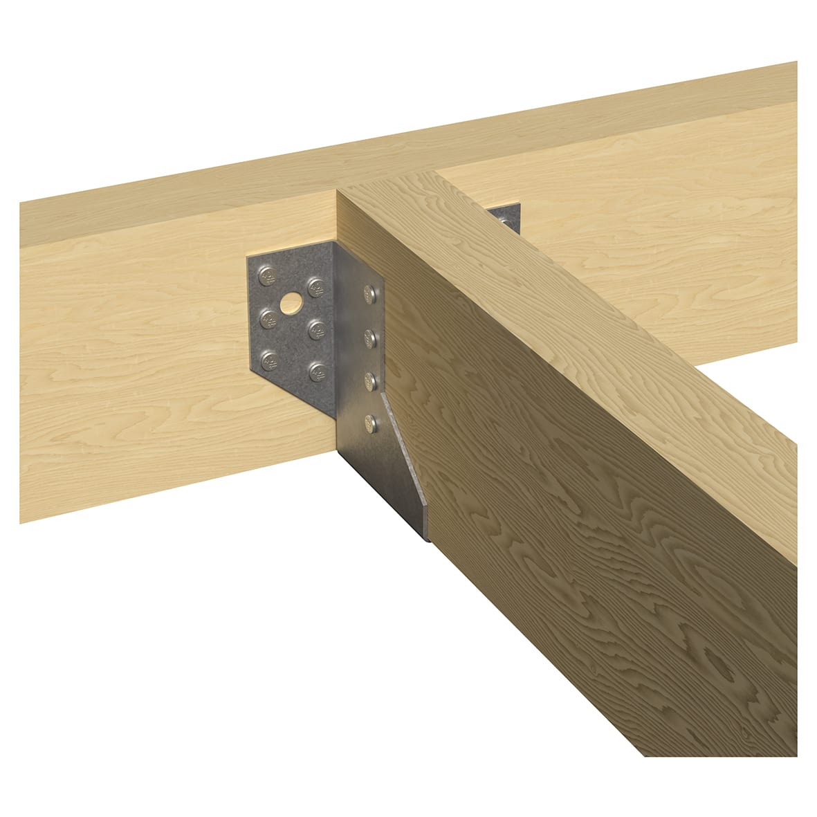 Heavy Duty Face Fixed U Joist Hanger - 50mm Width - 225mm Height - view 7