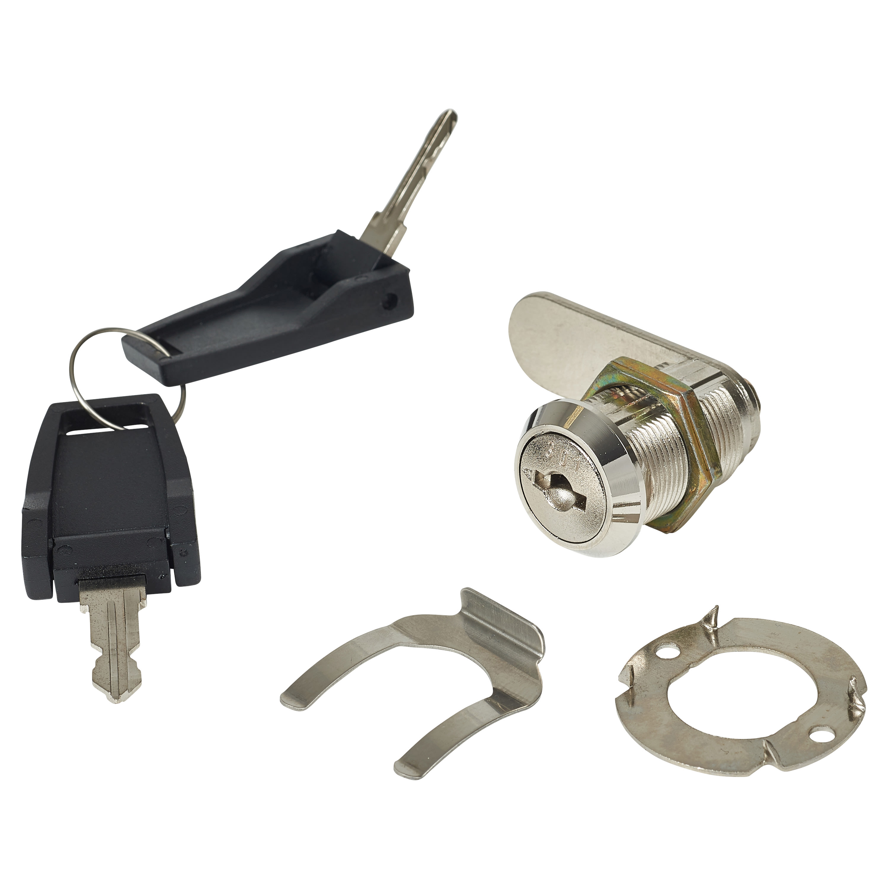 Cam Lock - 19 x 26mm - Keyed Alike - Differ 1 - Nickel Plated - view 2