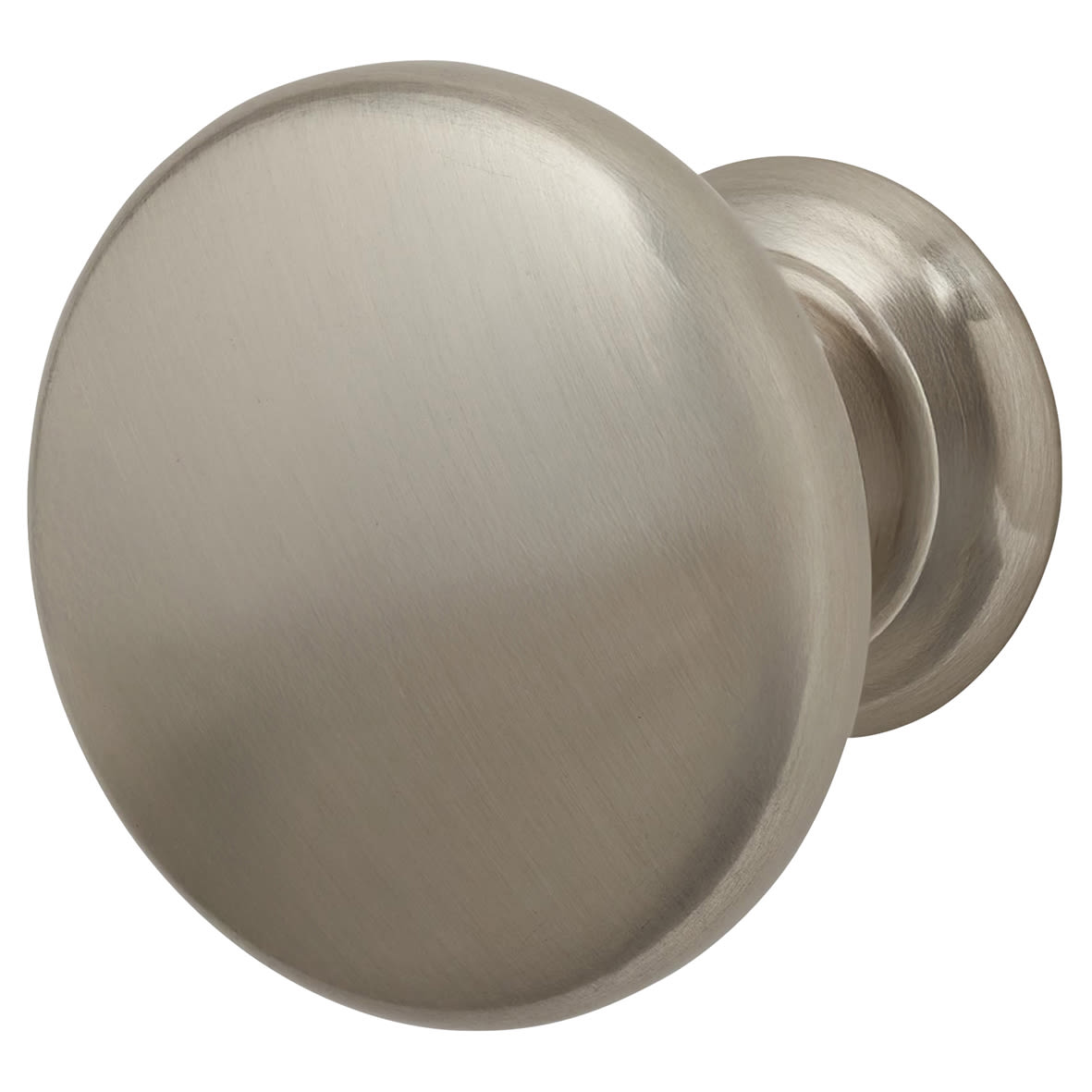 Crofts & Assinder Monmouth Round Cabinet Knob - 32mm Diameter - Brushed Satin Nickel - view 2