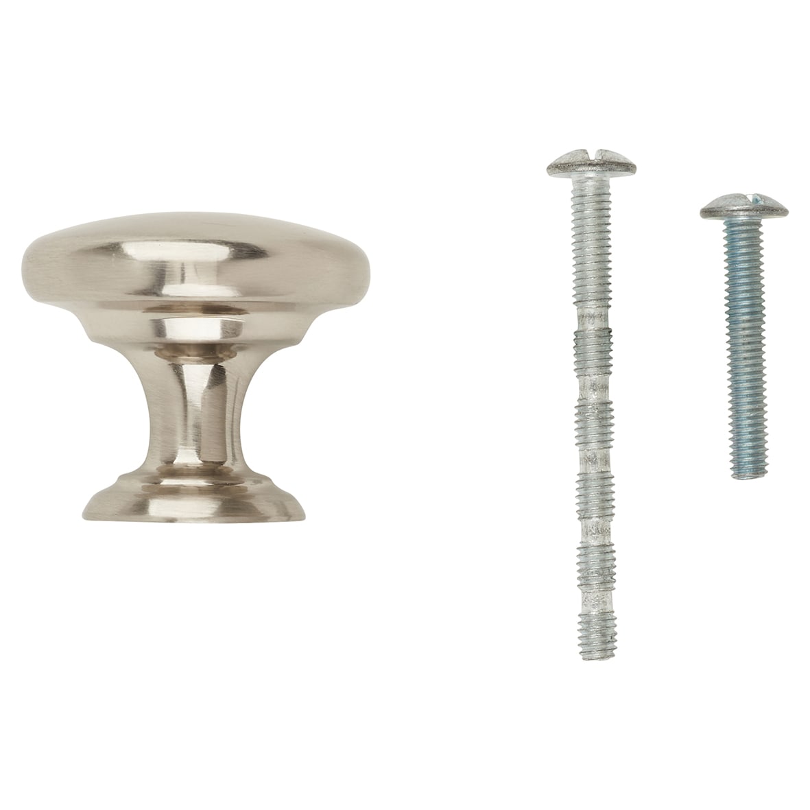 Crofts & Assinder Monmouth Round Cabinet Knob - 32mm Diameter - Brushed Satin Nickel - view 5