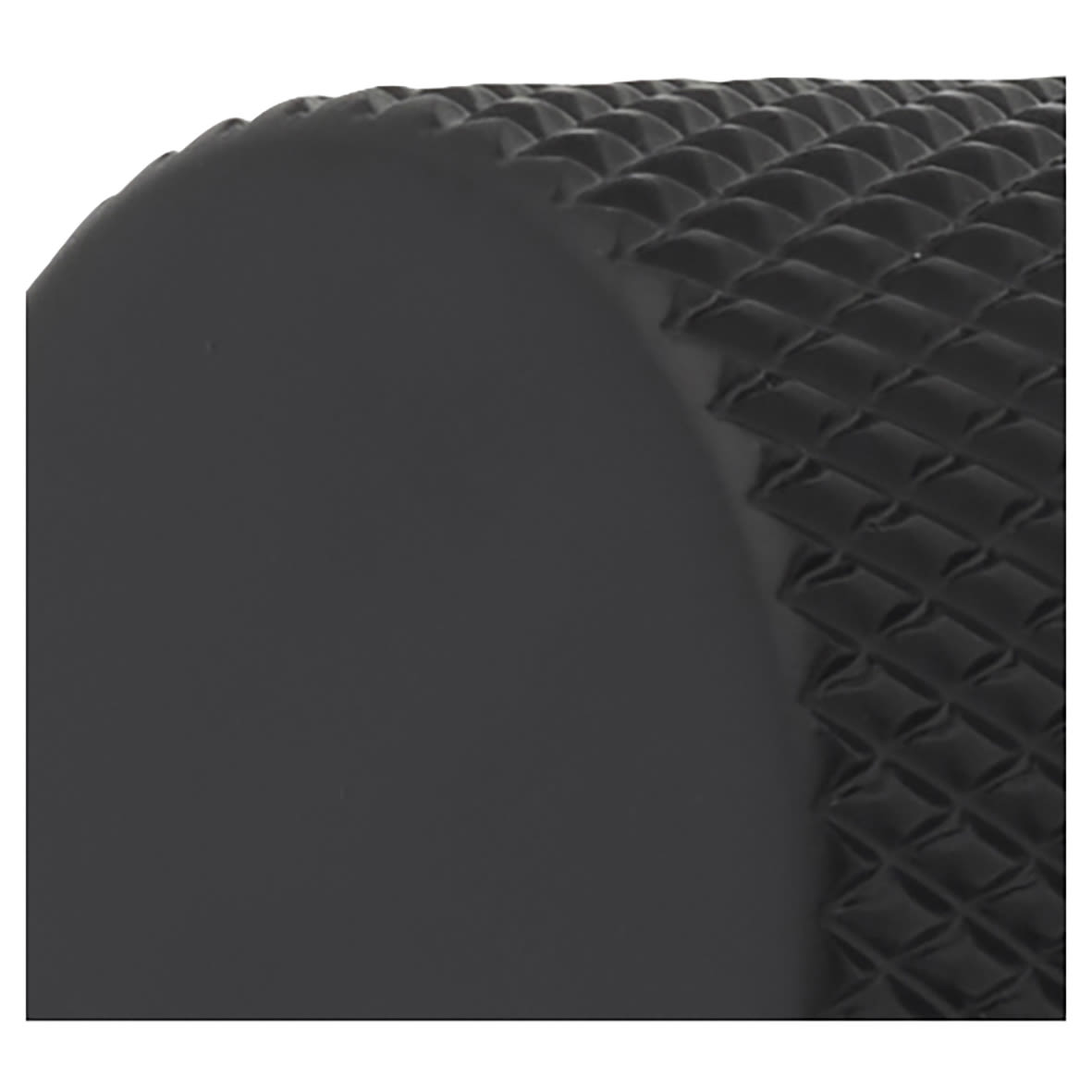 Romsey Knurled Round Cabinet Knob - 19mm Diameter - Matt Black - view 6