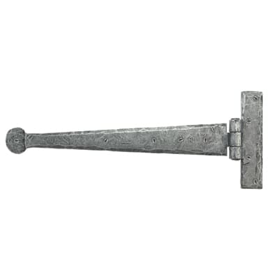 Door Tee Hinge - 305 x 114mm - Pewter - Pair - view 2