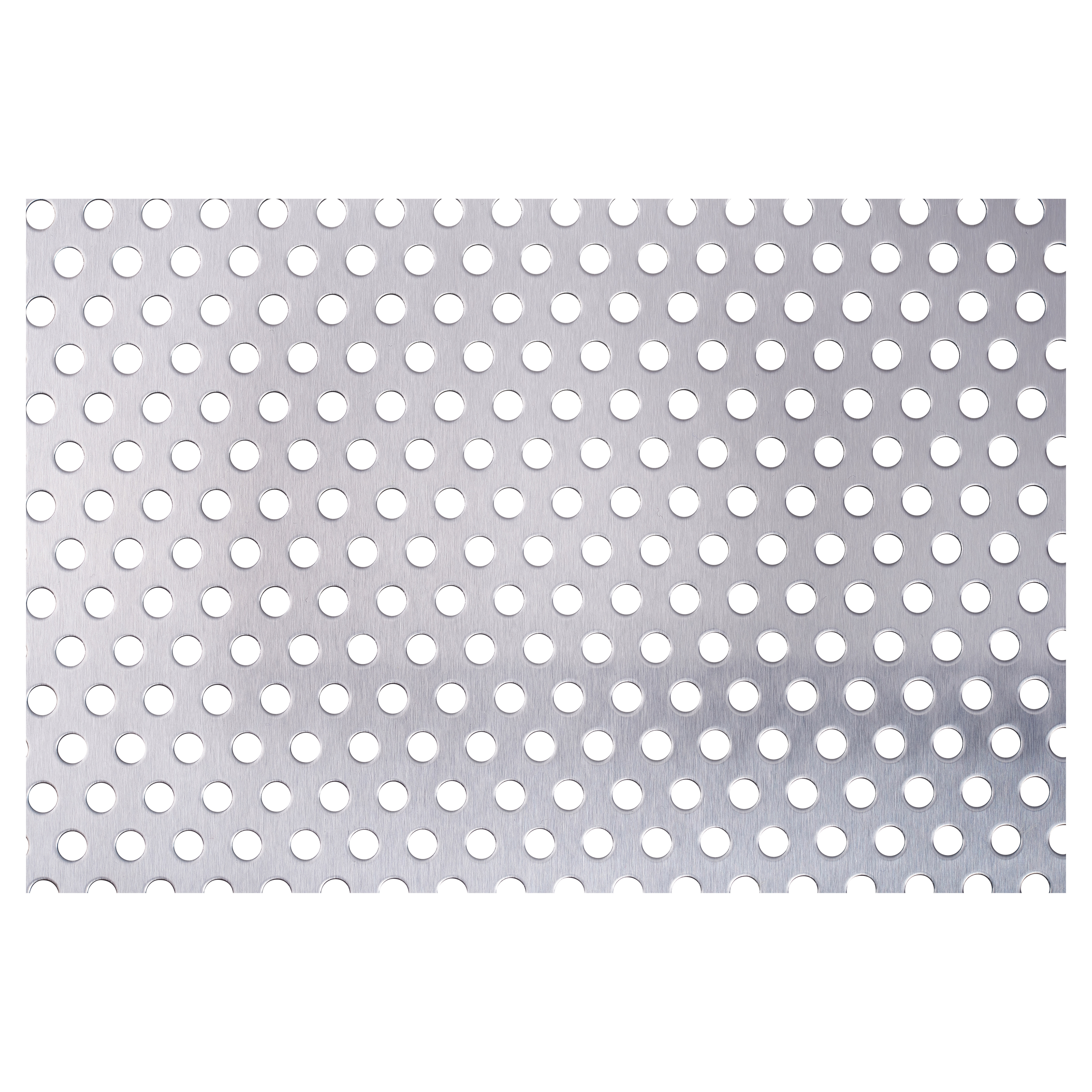 Perforated Radiator Round Hole Grille - 700 x 800mm - Satin Stainless Steel - view 2