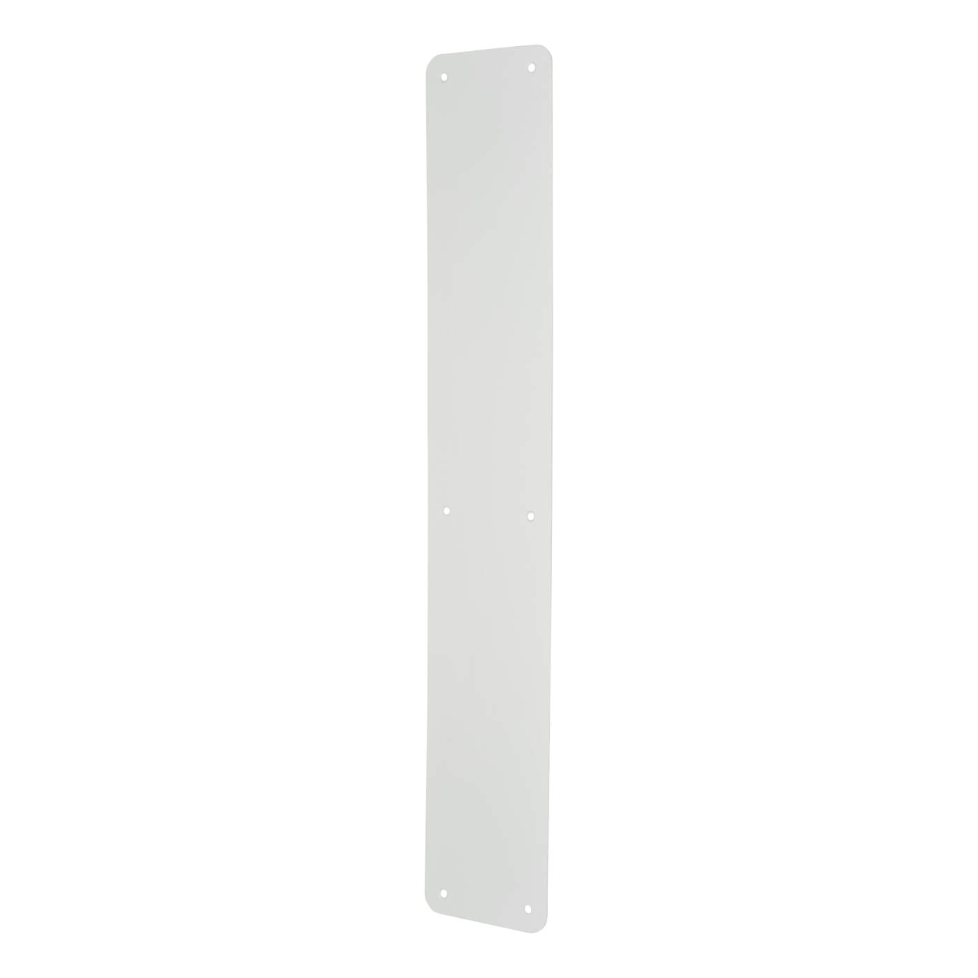 Plastic Plain Finger Plate - 450 x 75 x 1.5mm - White - view 3