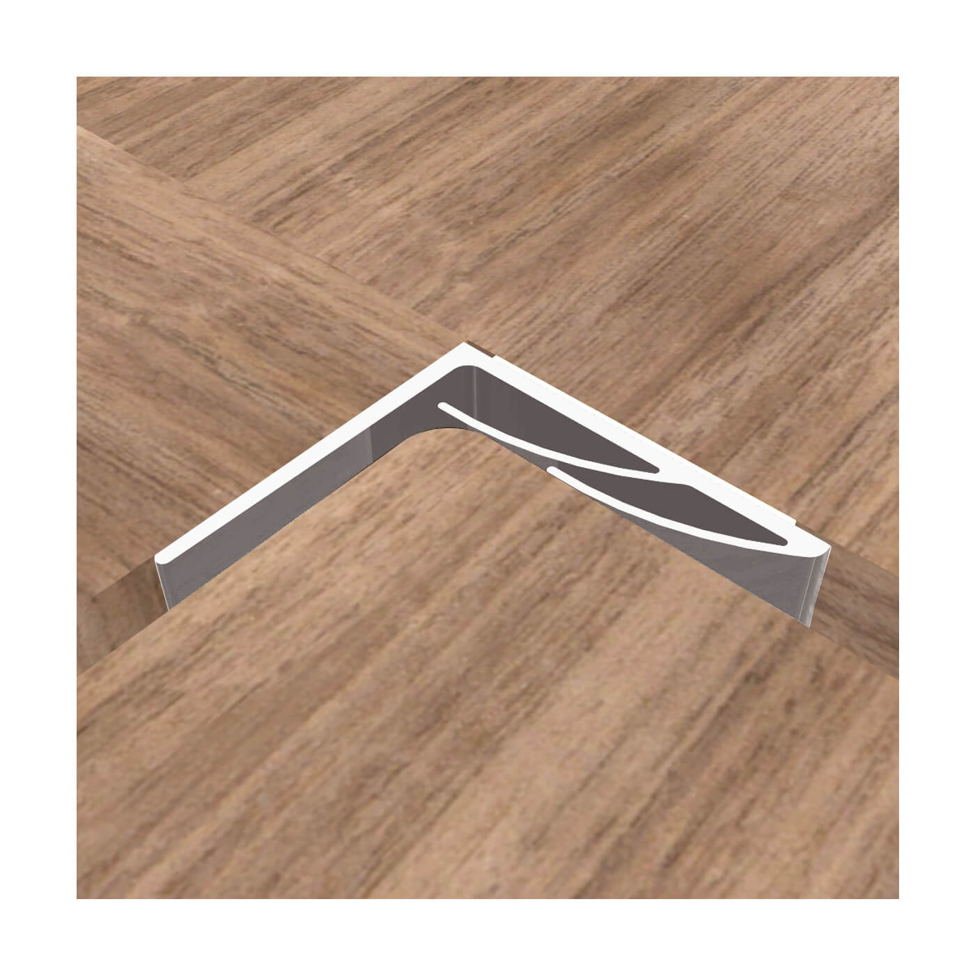 710 Perimeter Seal - 2100mm Length - White - Pack of 5 - view 3