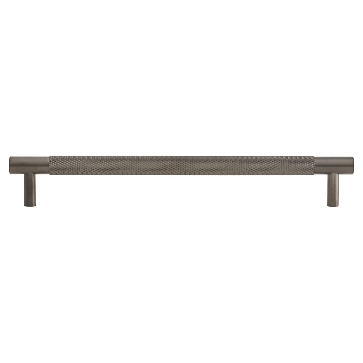 Brunel 13mm Knurled T-Bar Cabinet Pull Handle - 192mm Centres - PVD Dark Bronze - view 2