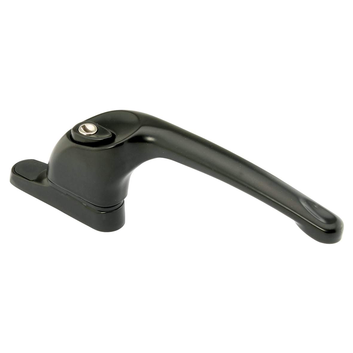 uPVC/Timber Maxim Espagnolette Locking Multipoint Window Handle - Right Hand - Black - view 2